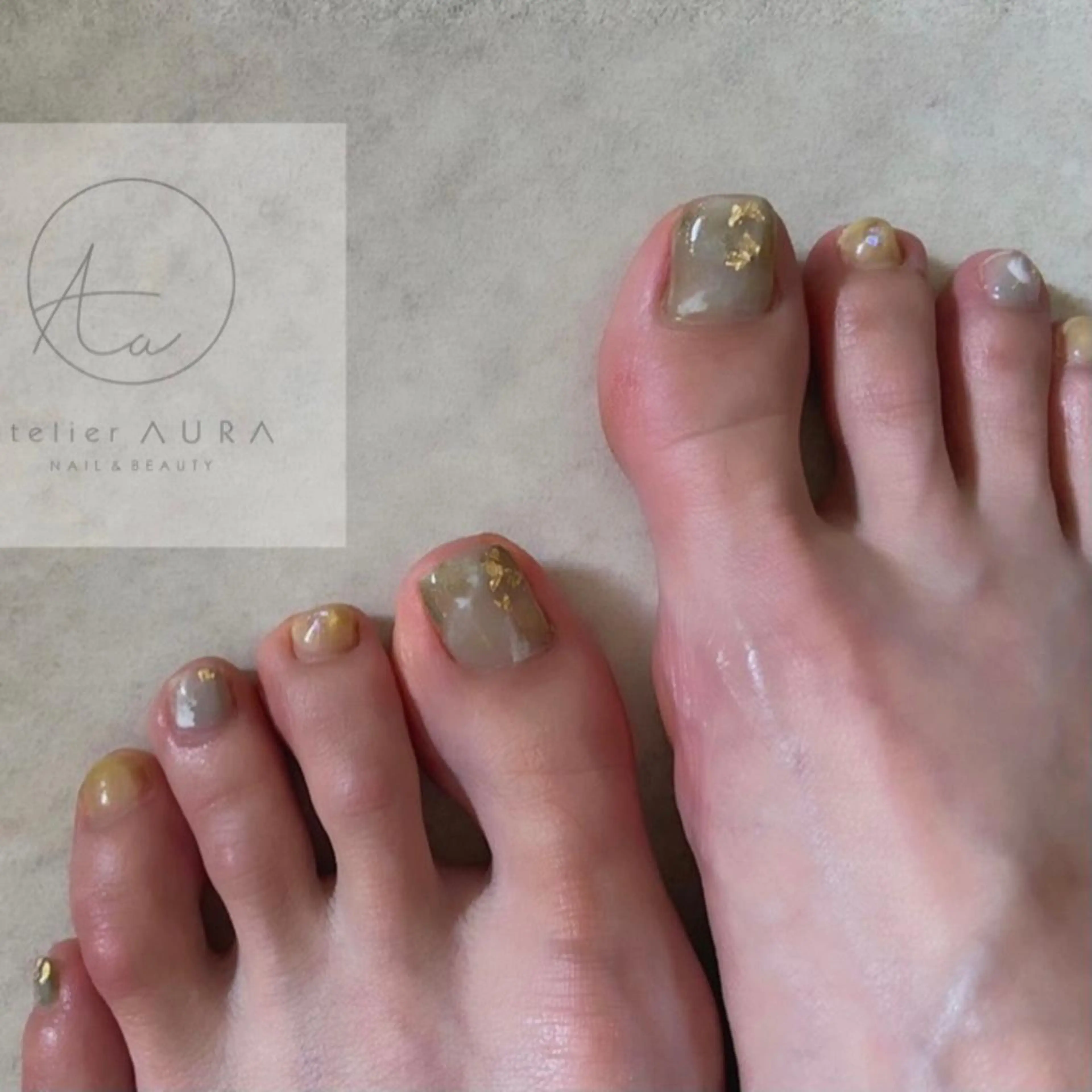ネイル atelier AURA ｱﾄﾘｴ ｱｳﾗ所属・atelier AURAのネイルデザイン