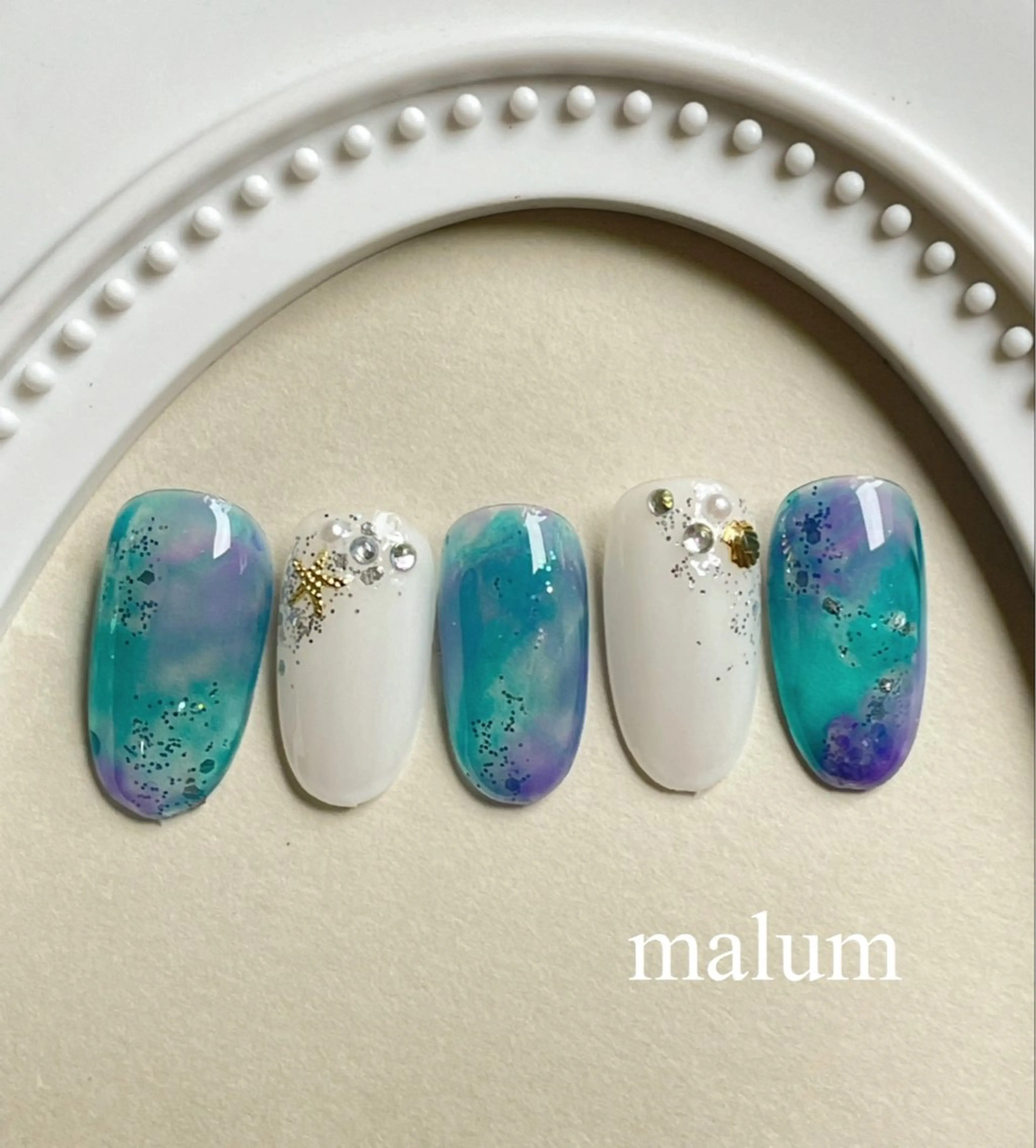 ネイル ハンドネイル malum nailのネイルデザイン