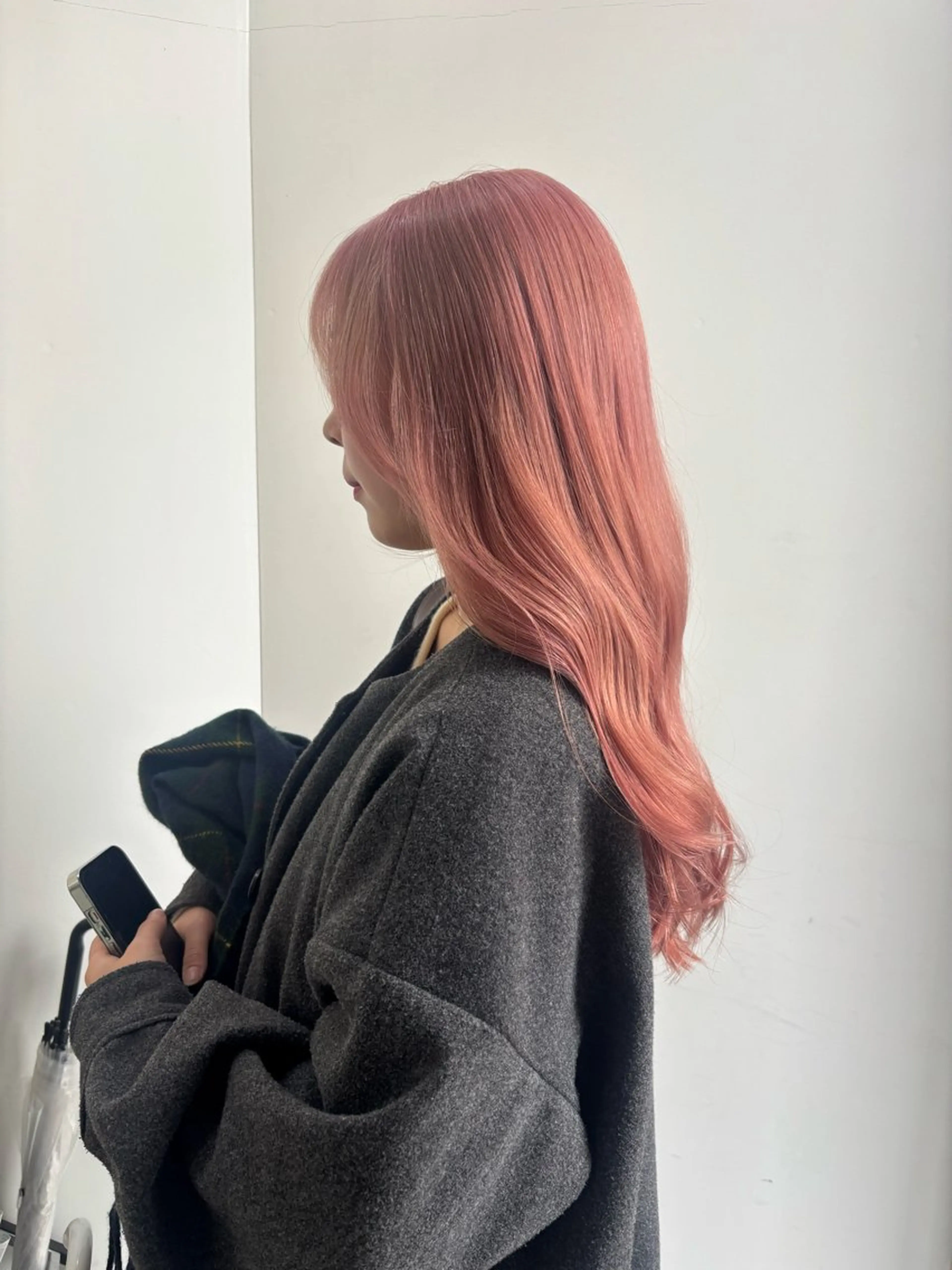 ロング カット ヘアカラー トリートメント ☘️かわいいハイトー ン☘️nonokaのヘアスタイル