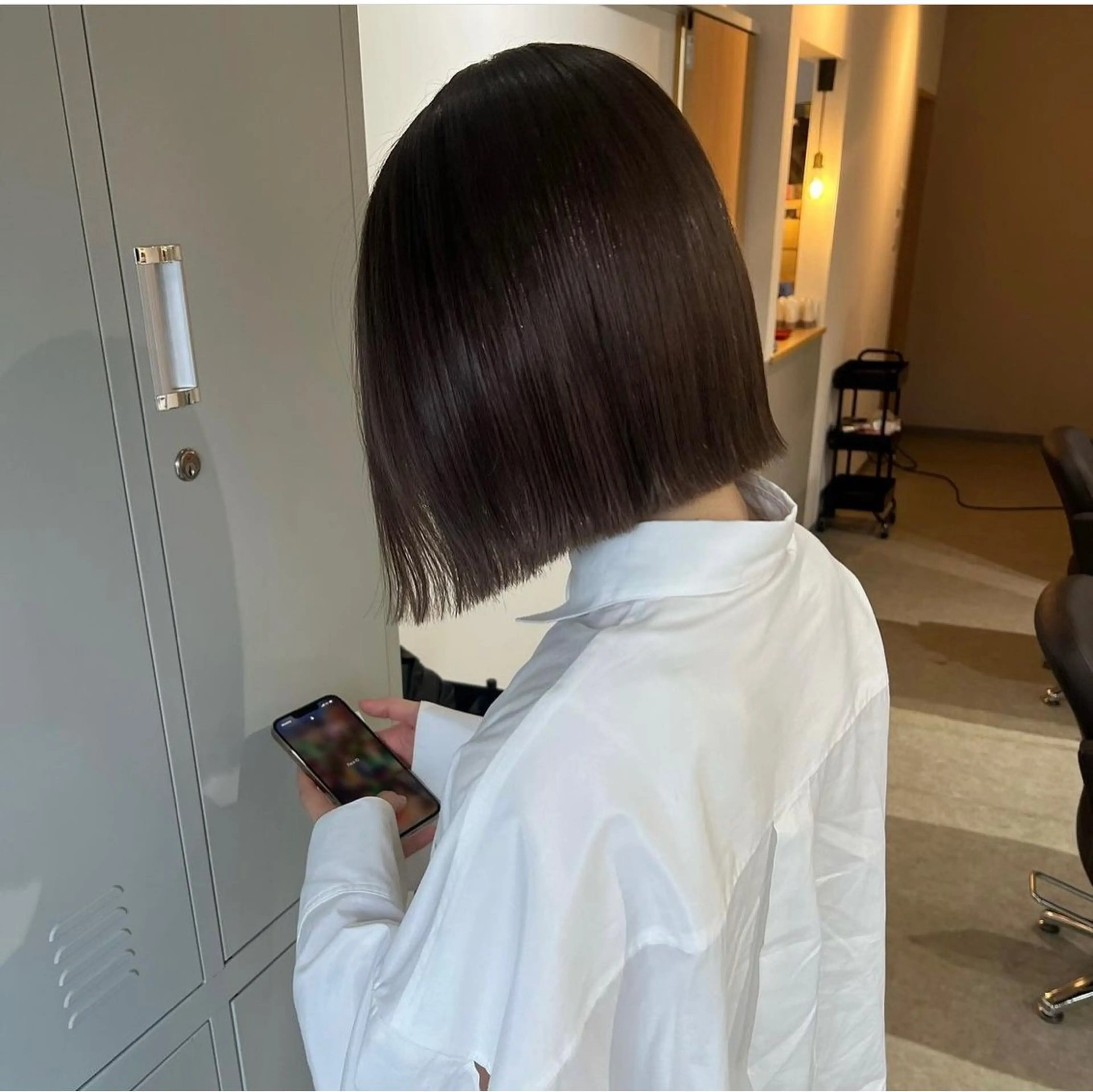 ミディアム カラー miri.. 久留米のヘアスタイル