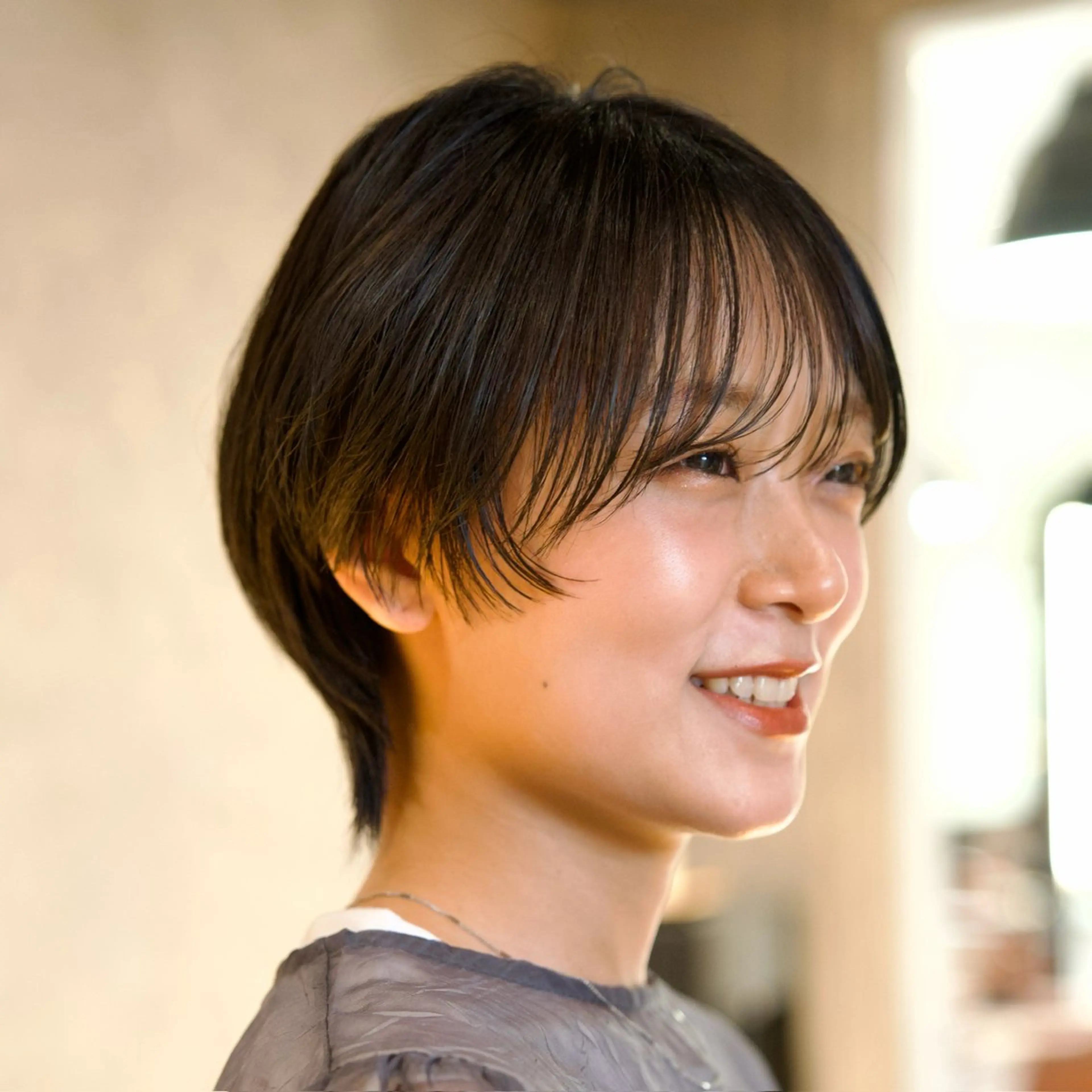 ショート ショートヘア カット ヘアカラー MINX似合わせボブ 髪質改善/岩城槙乃介のヘアスタイル