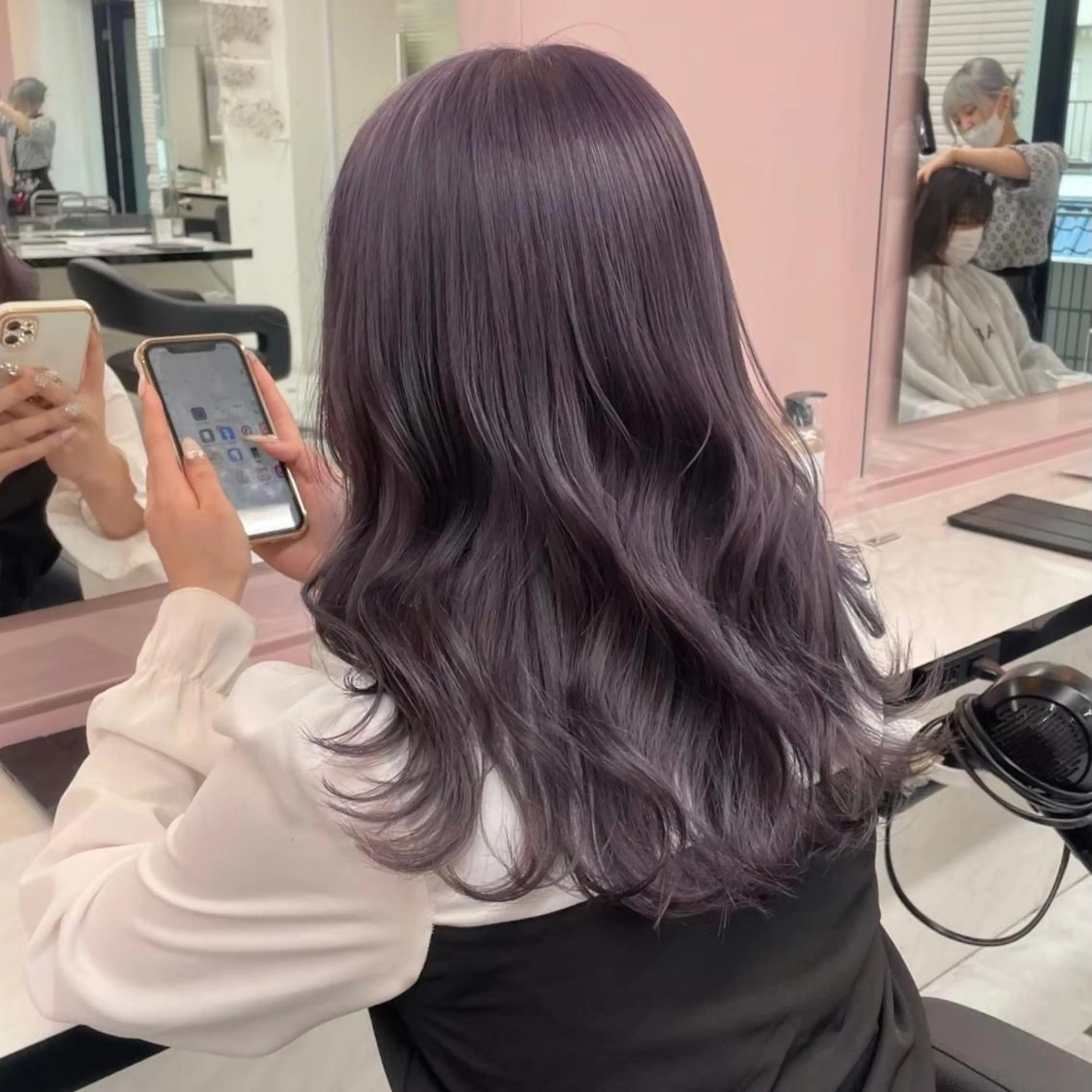 ロング カラー 🌐カワイイ製造機 💖マチ🦋のヘアスタイル