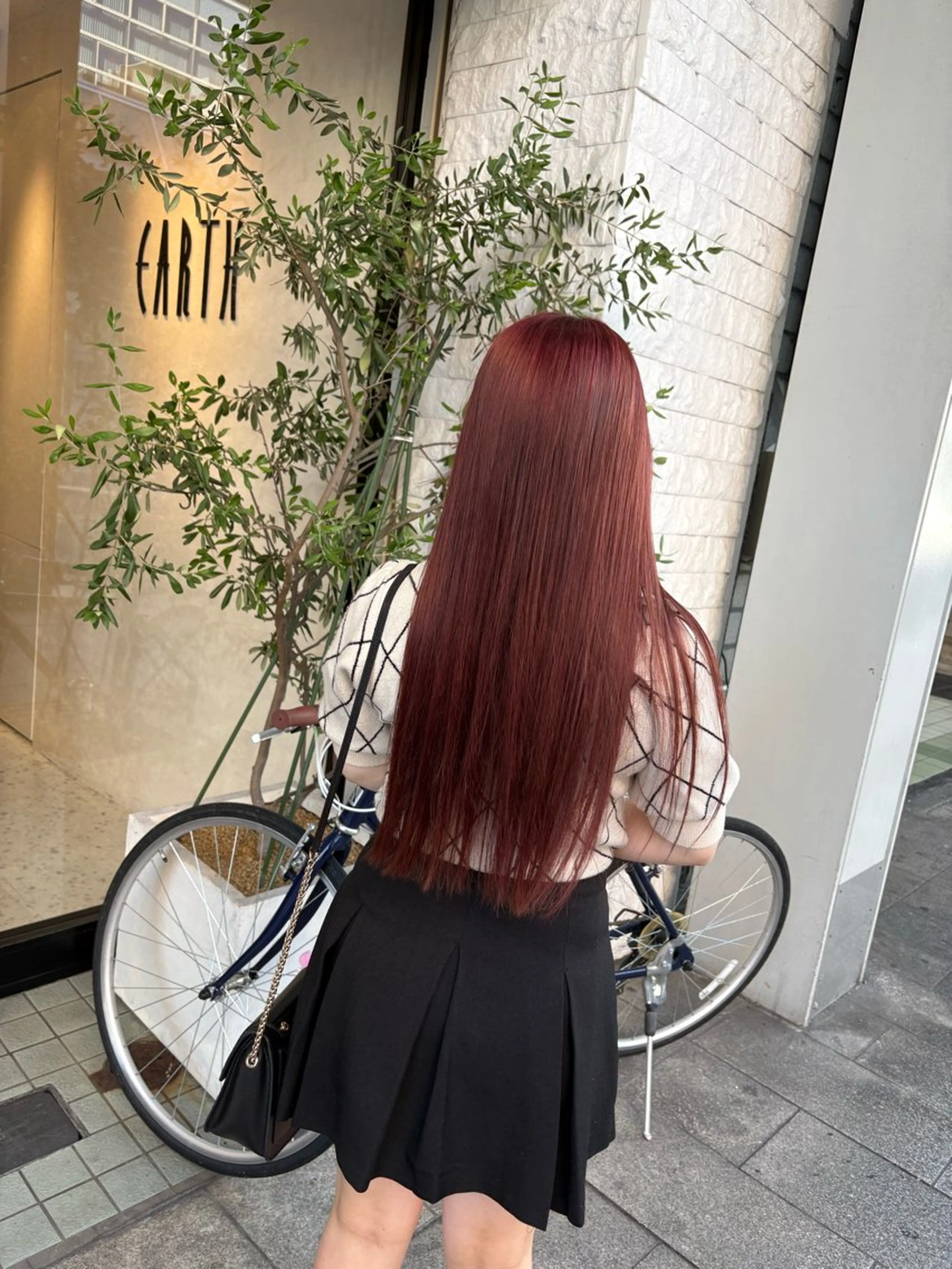 ロング ヘアカラー トリートメント 熊倉 茜のヘアスタイル
