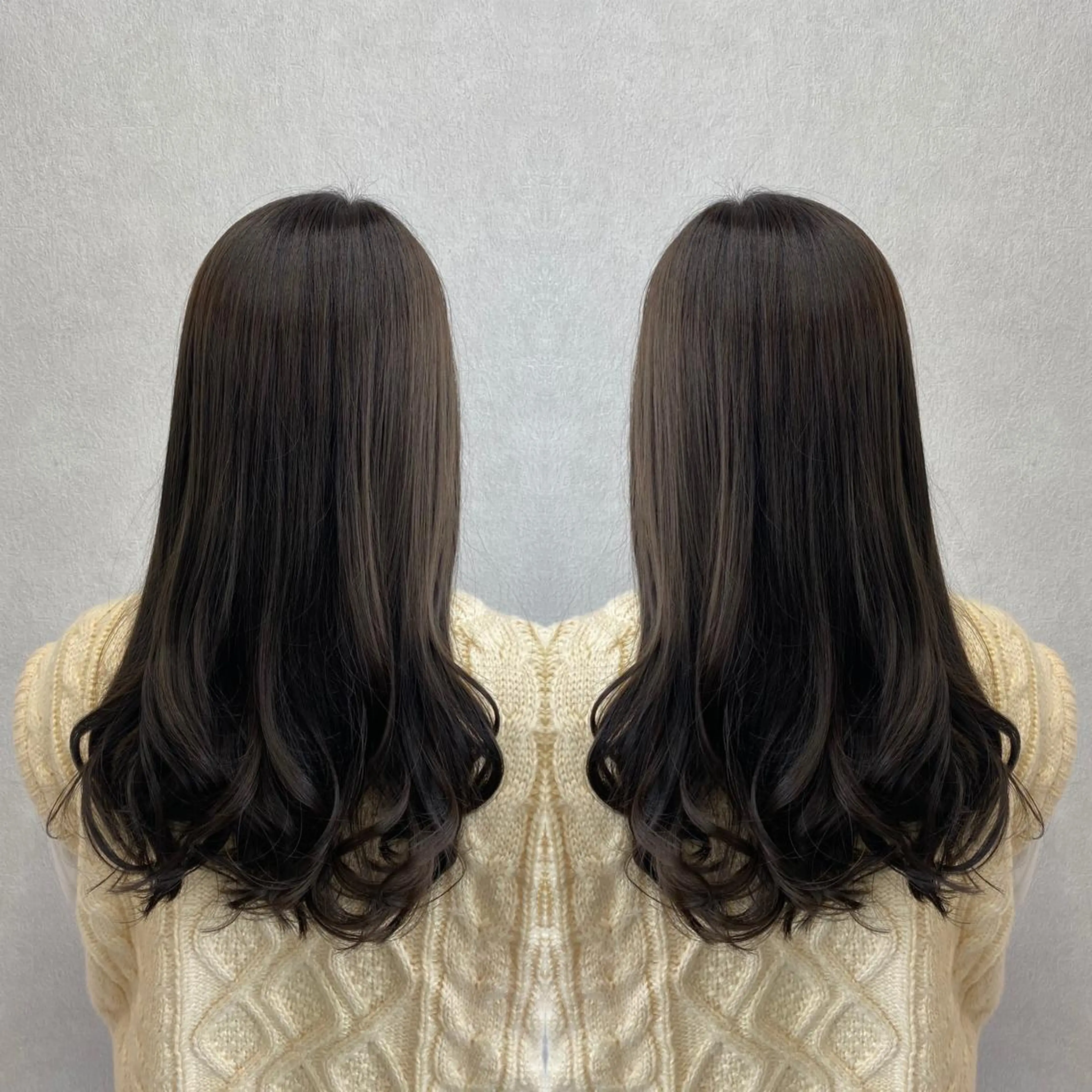 ロング カラー 透明感カラー カット トリートメント tocca 💜石田愛結💜のヘアスタイル