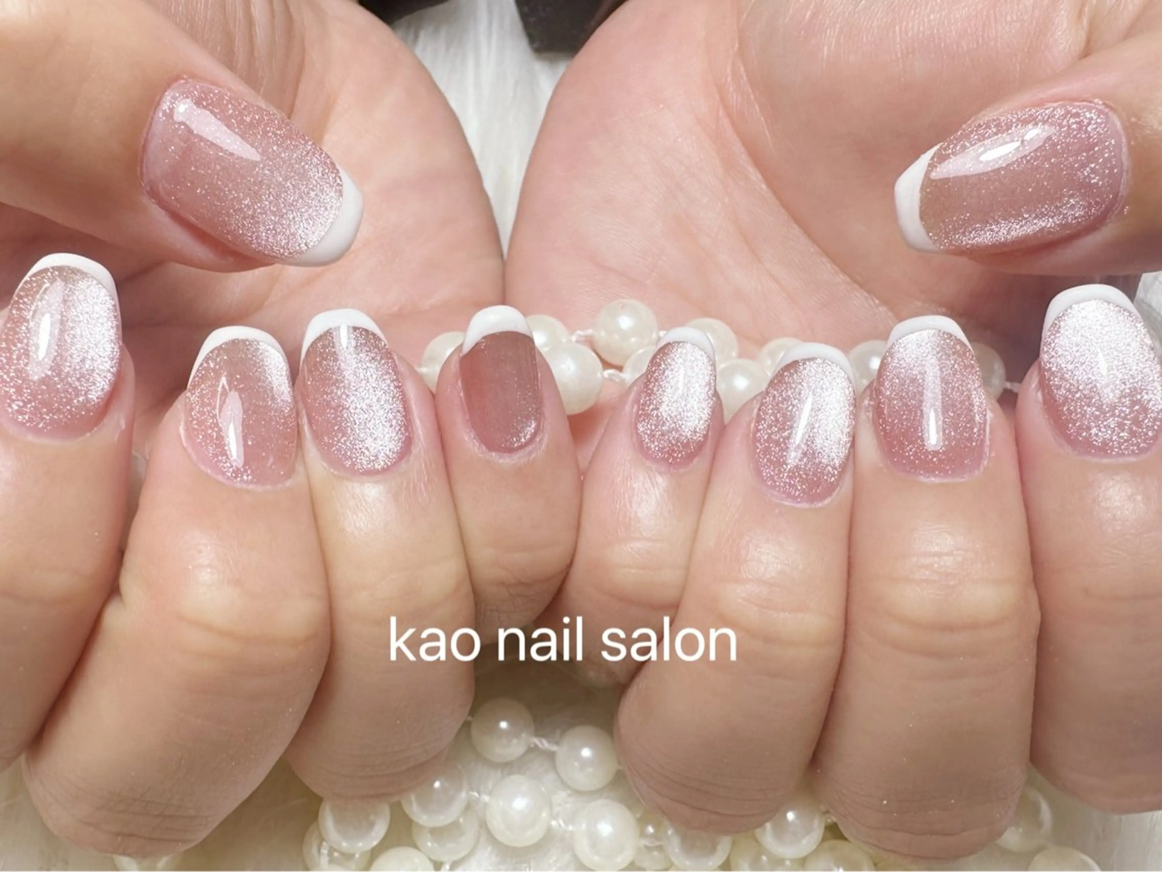 ネイル ハンドネイル kao nail マグネット/長さだしのネイルデザイン