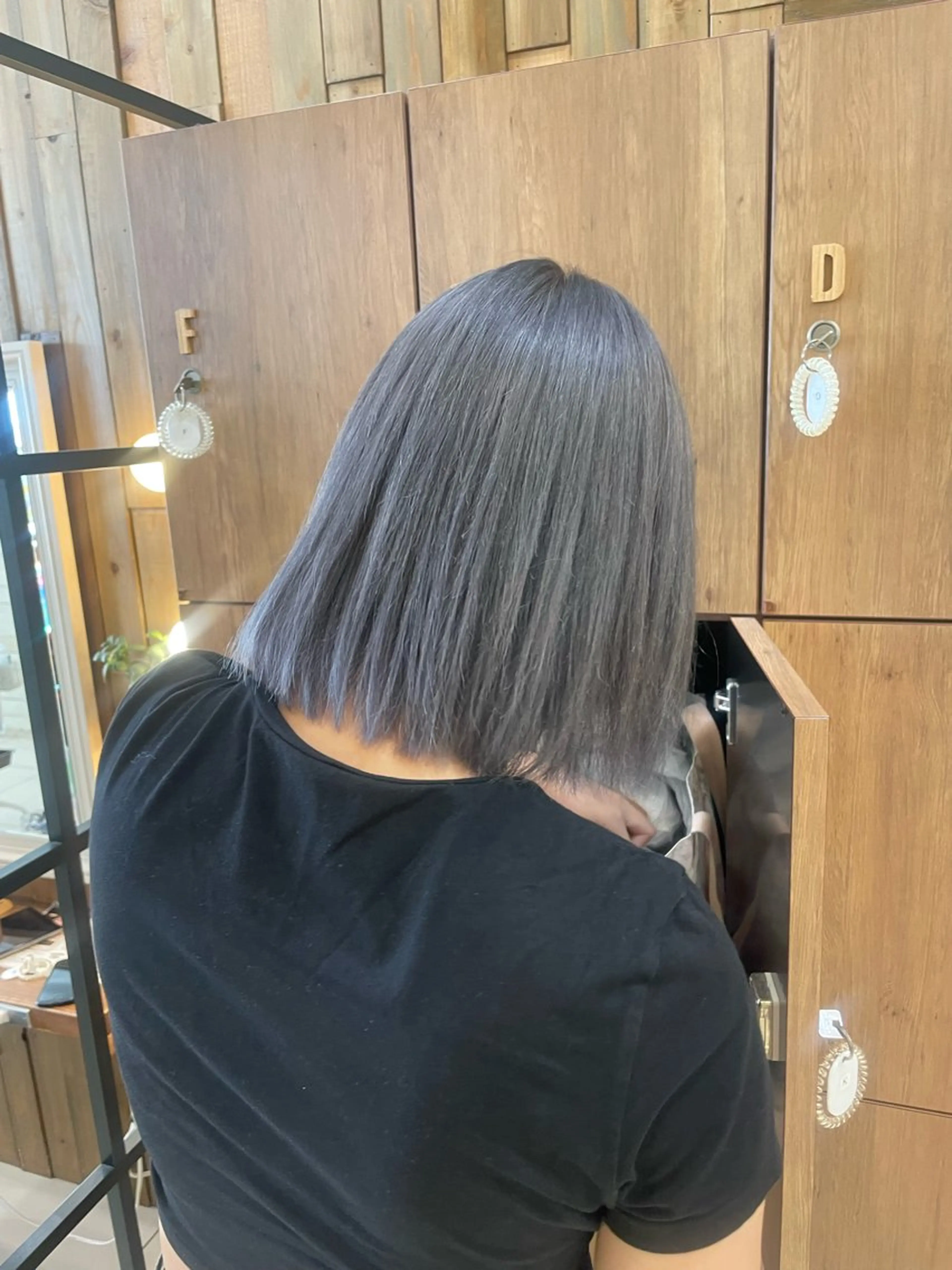 ミディアム 韓国カラー／エクステ 松戸梨杏のヘアスタイル