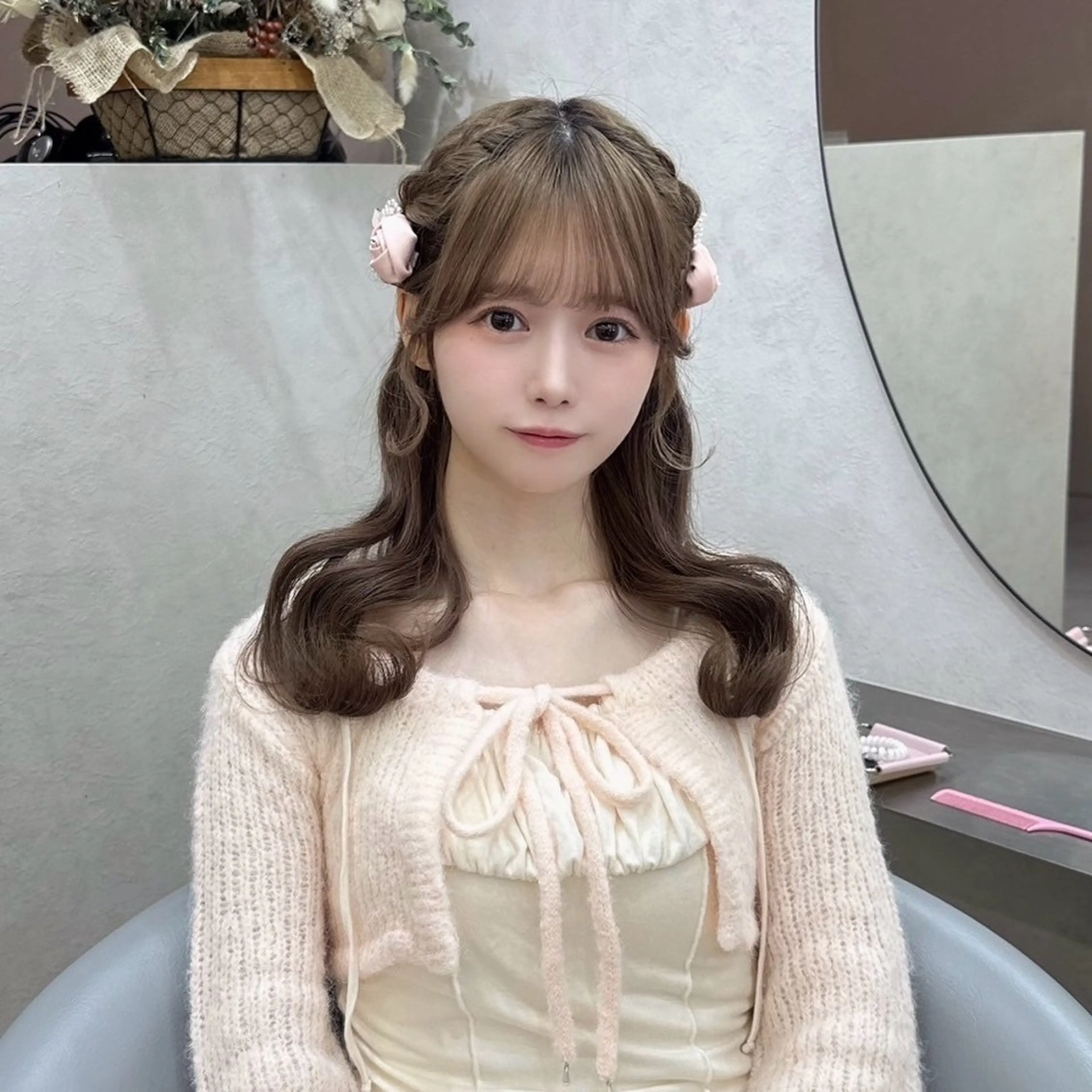 ヘアアレンジ ヘアセット hina🎀新宿/ エクステ/girlyのヘアスタイル