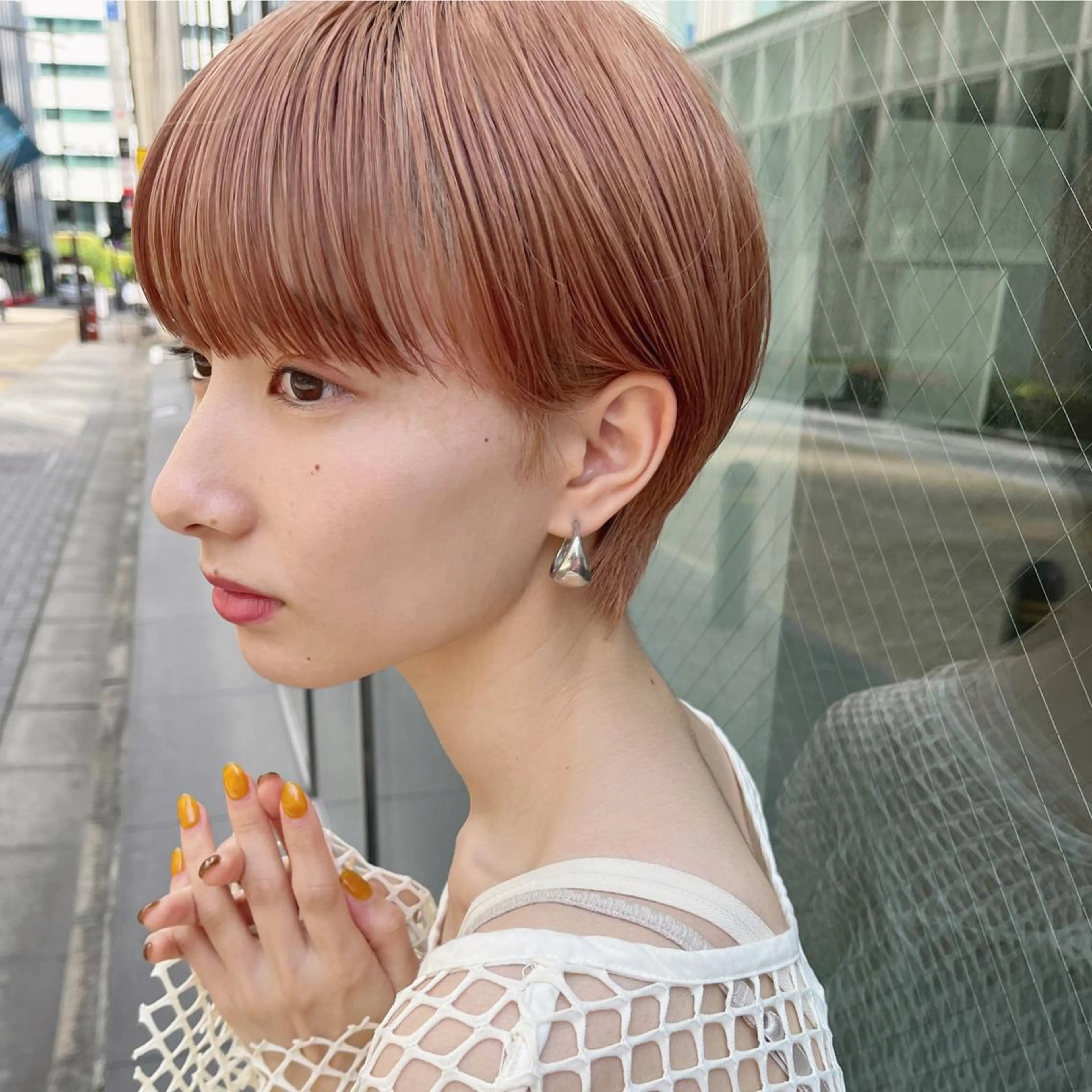 ショート カラー Riposo.所属・✨艶髪✨ 奈須晴香のヘアスタイル