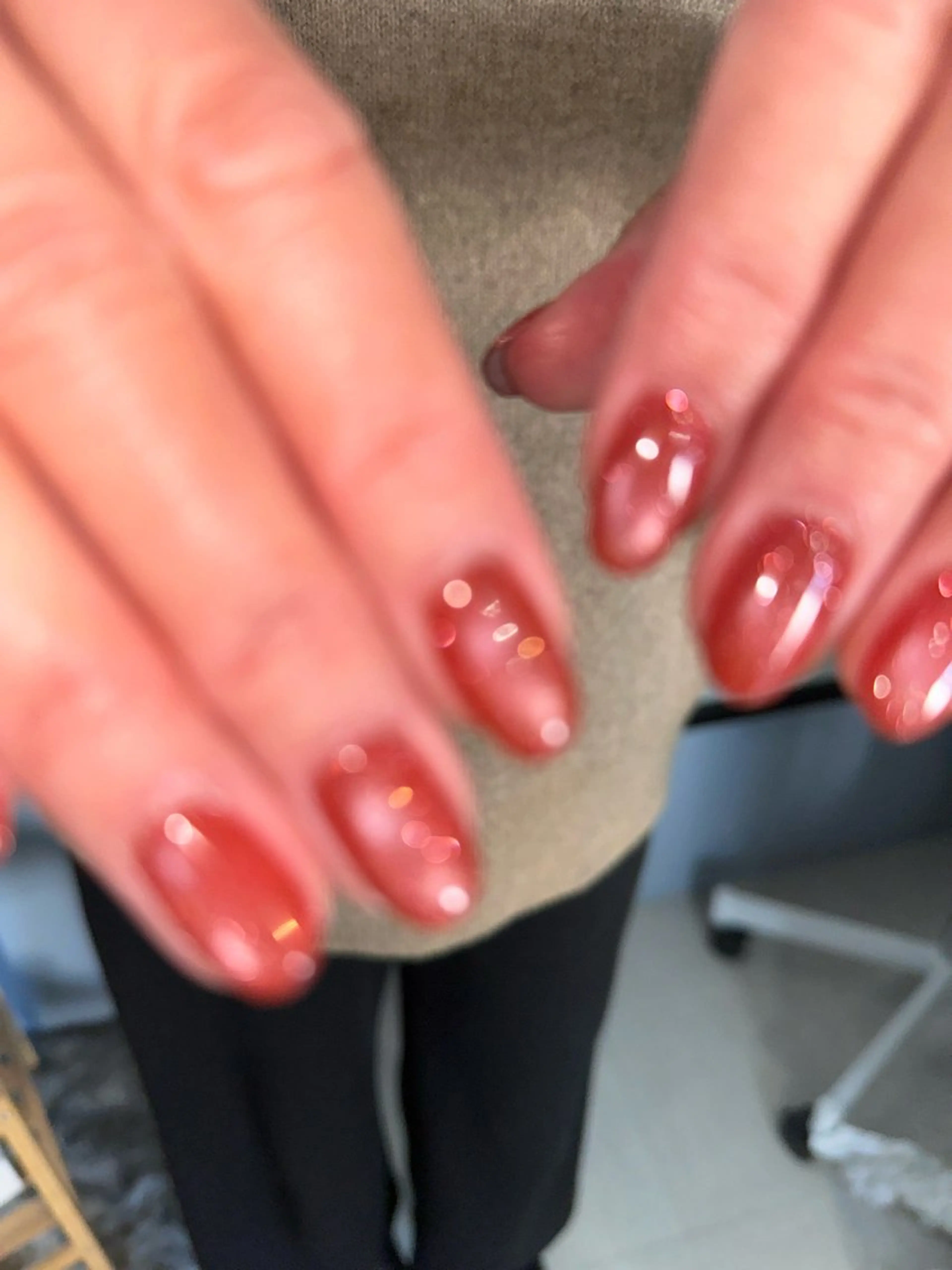 ネイル フラッシュネイル フラッシュマグ マグネットネイル ハンドネイル Gemies所属・nanako_ Gemiesのネイルデザイン