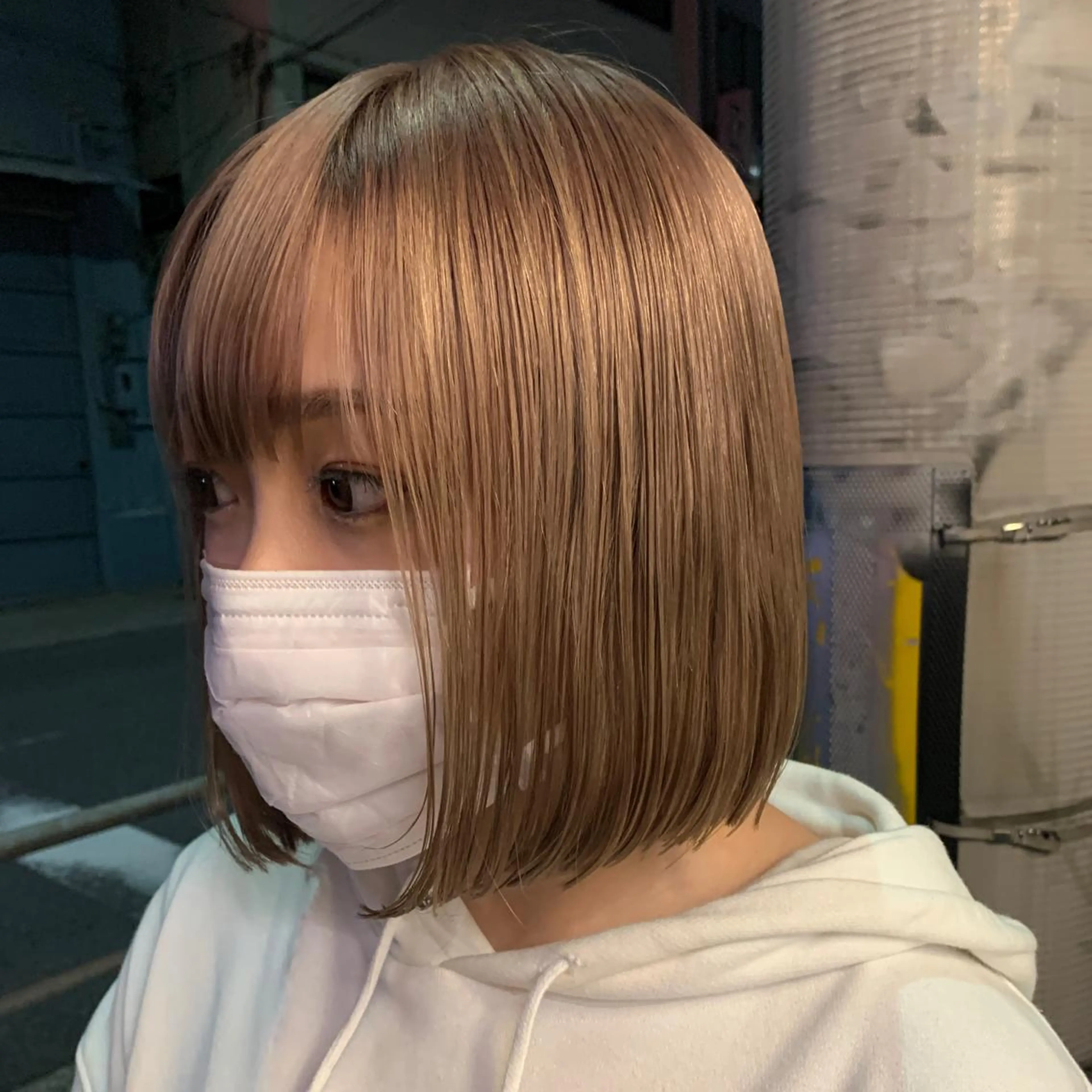 ショート 艶髪color💎髪 質改善ストレート大吉のヘアスタイル