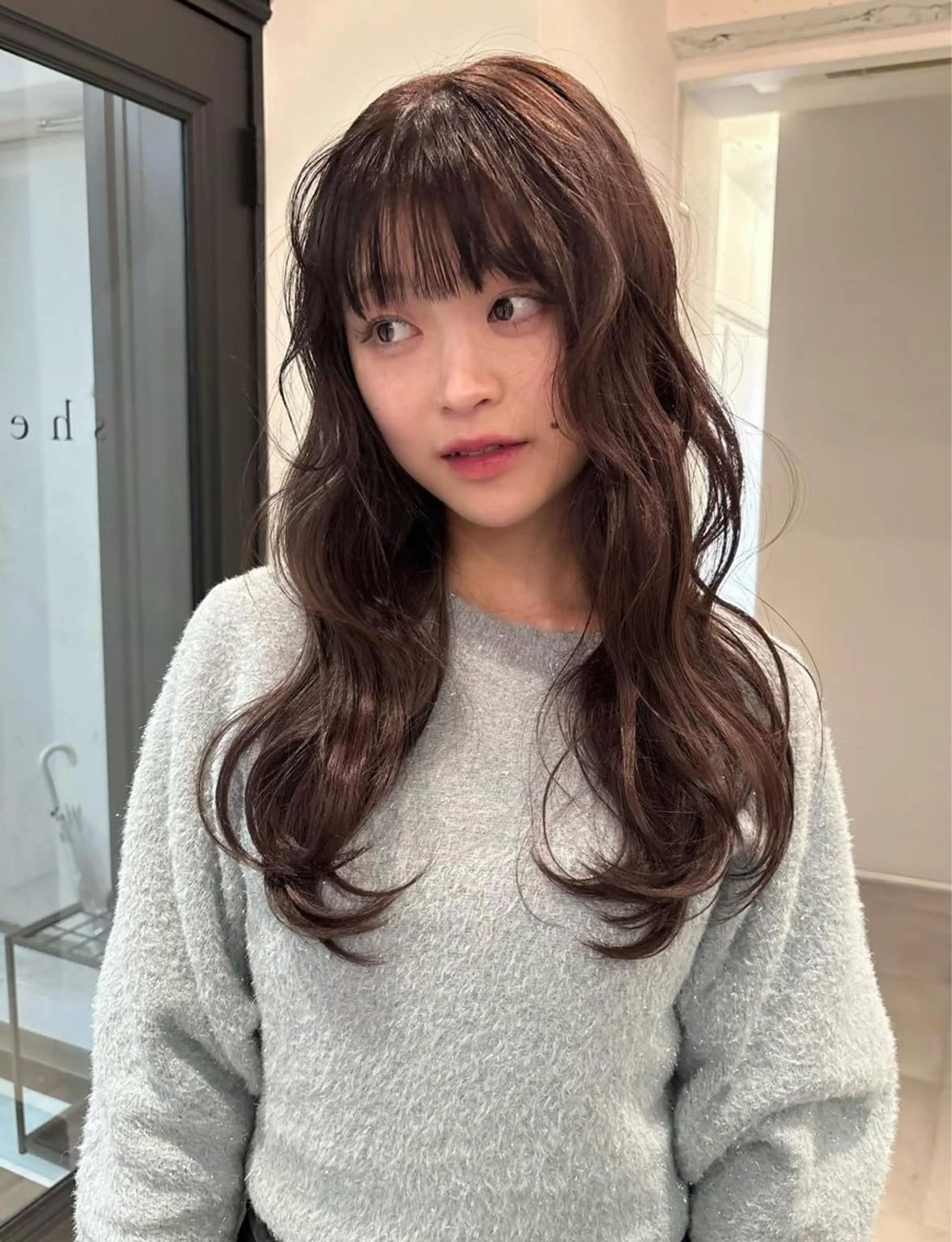 セミロング ヘアカラー rizu　/ ボブ /中明度カラー❤︎のヘアスタイル