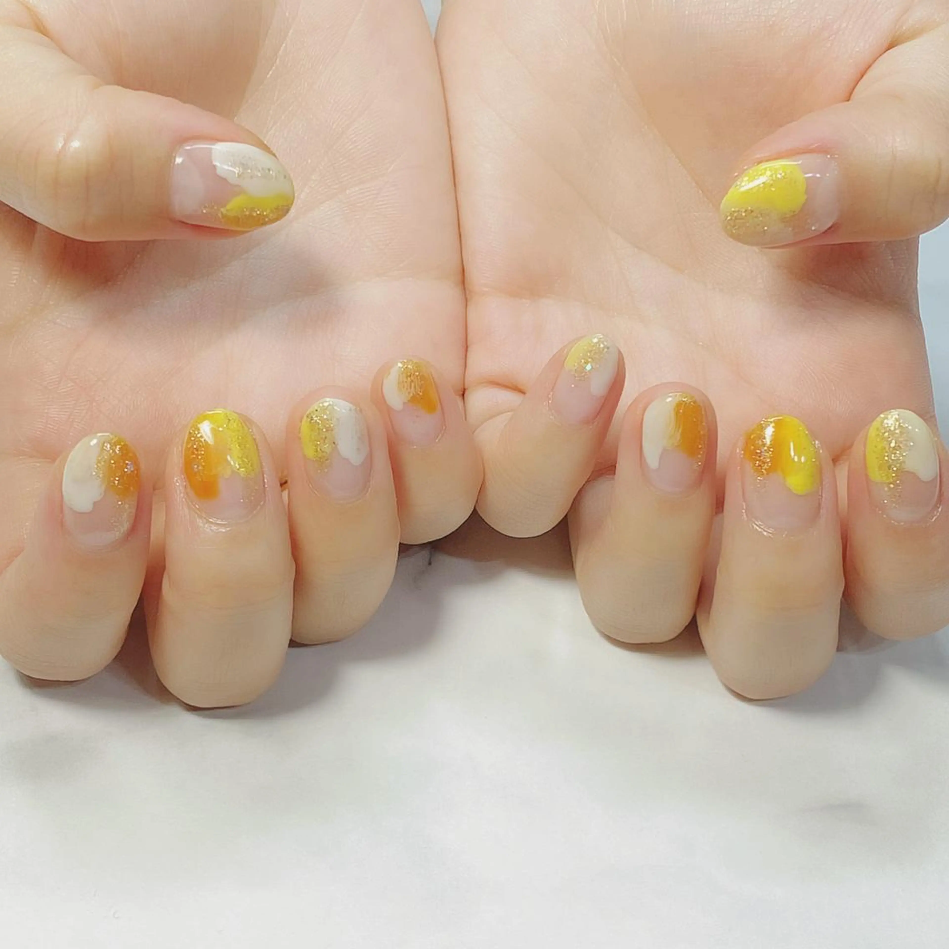 ネイル ハンドネイル ネイルPetit Ribbonのネイルデザイン