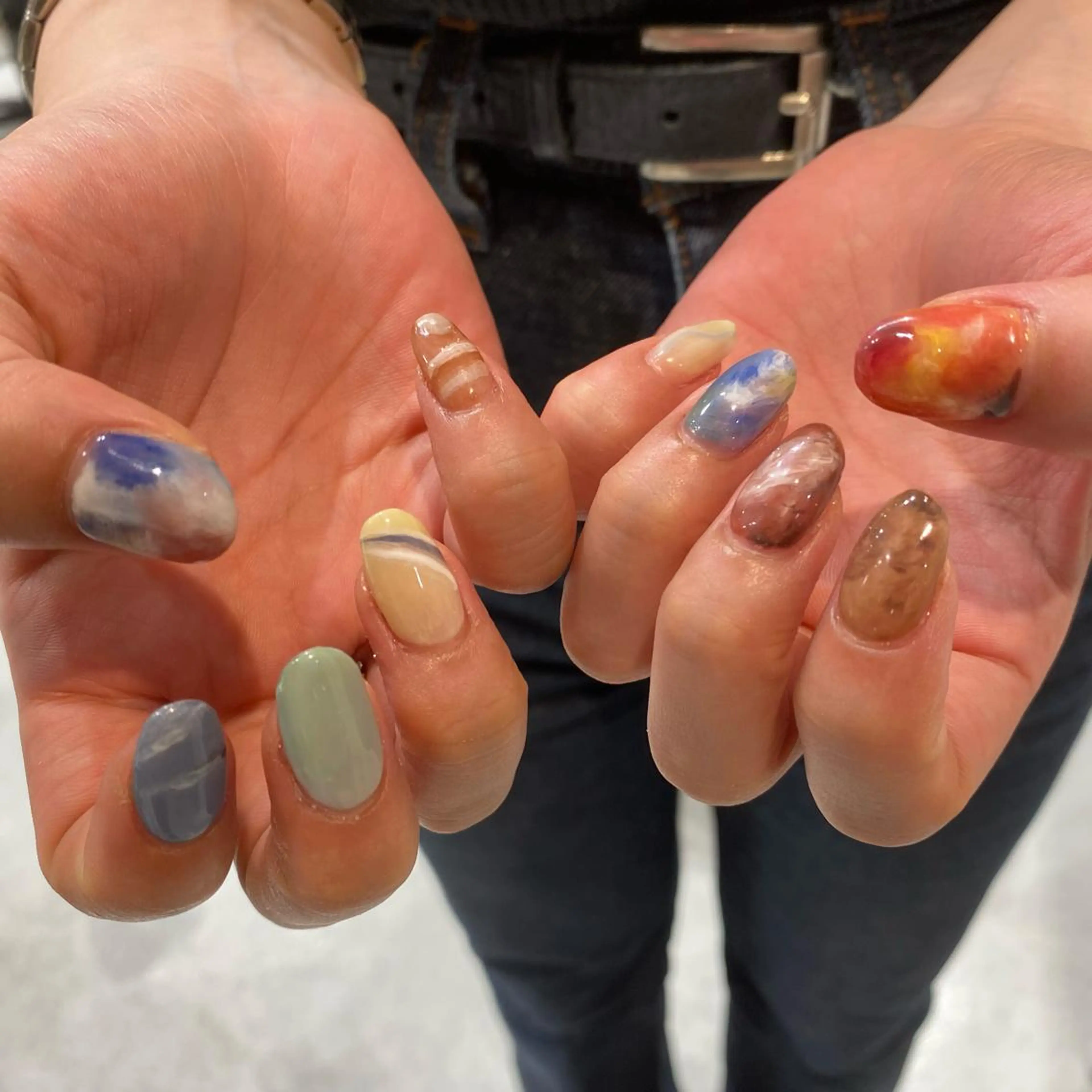 ネイル 平野葵🎀 hair/nailのネイルデザイン