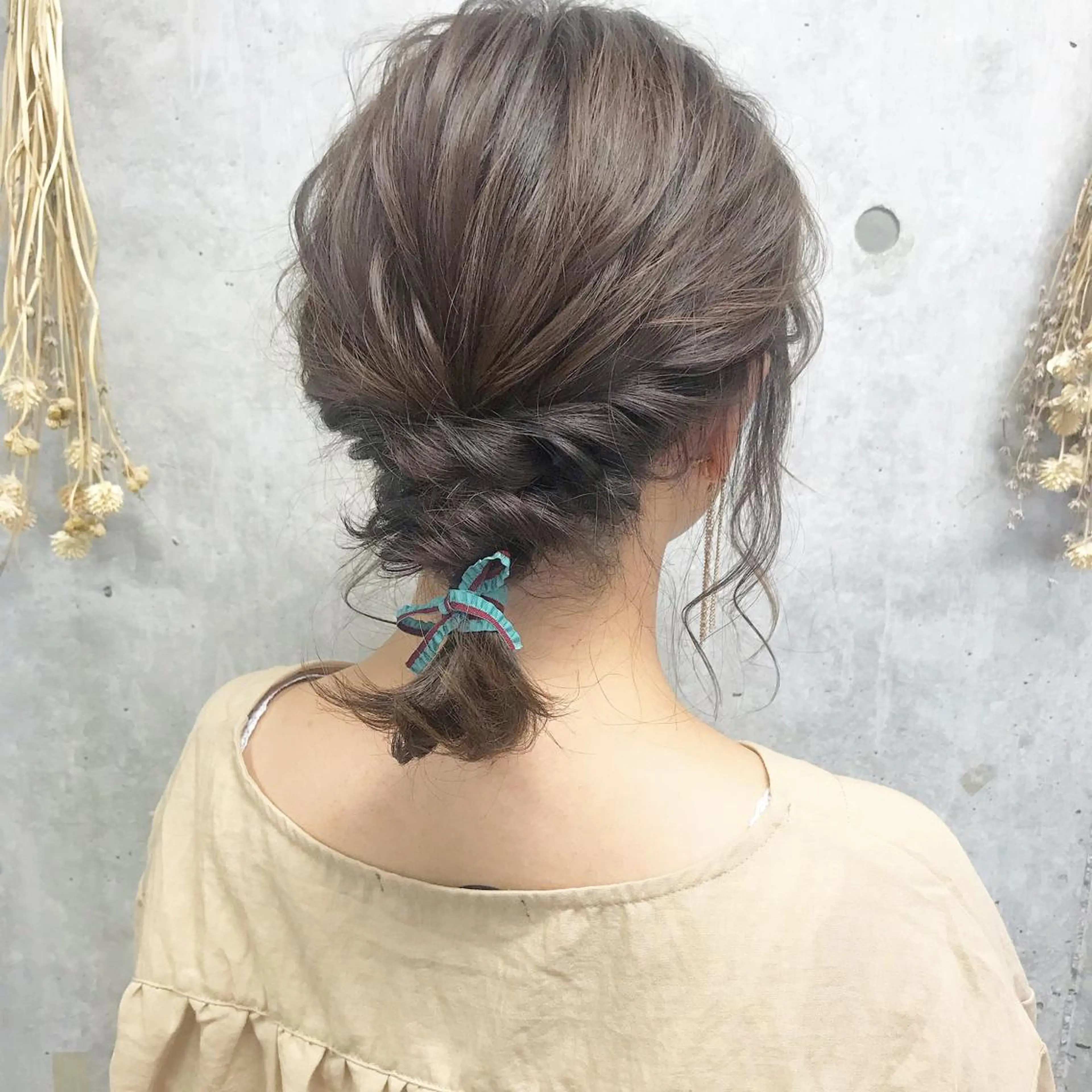 ミディアム カラー ヘアアレンジ clan所属・Satsuki ✂︎♡のヘアスタイル