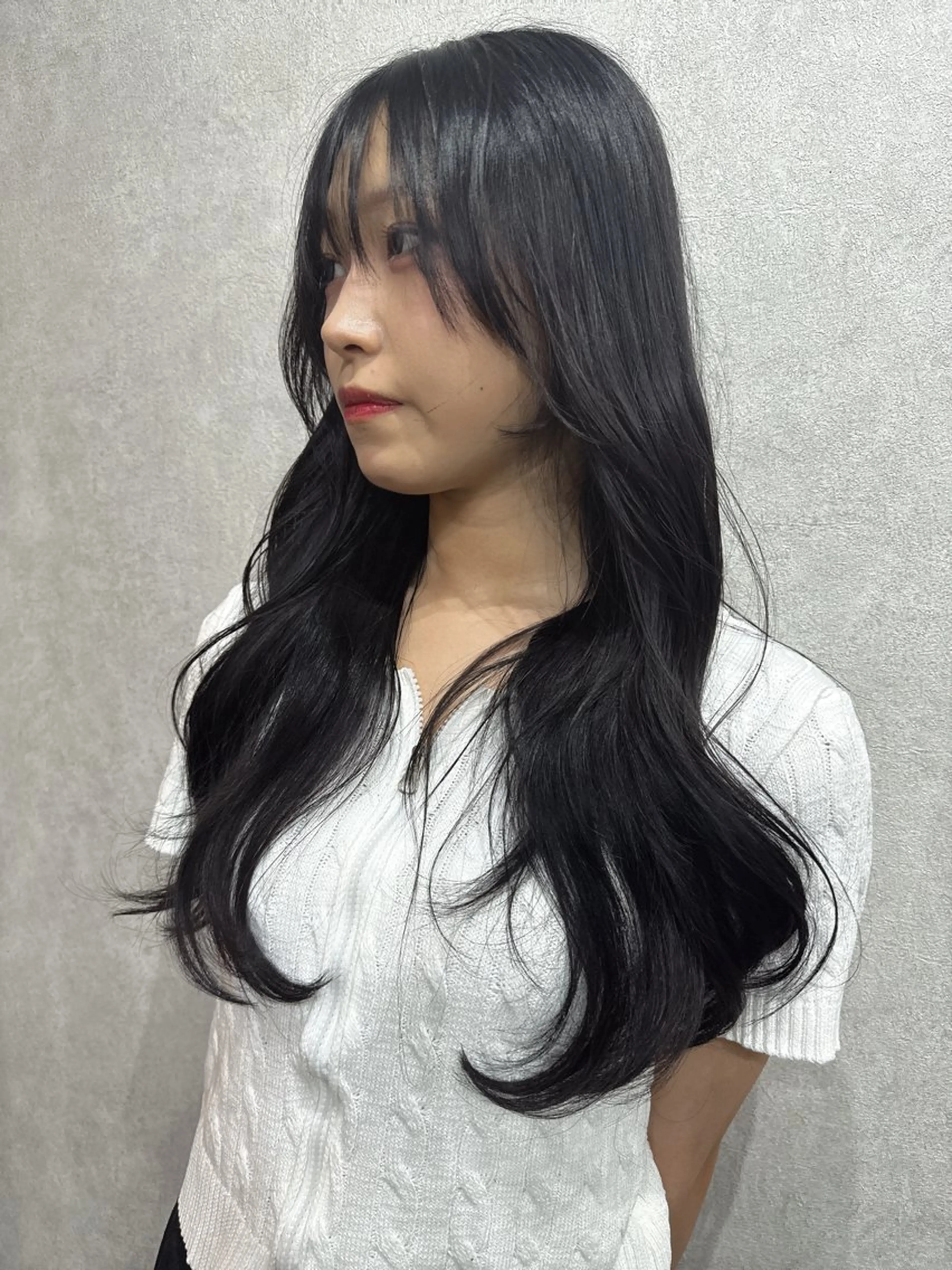 ロング カラー レイヤーカット AIRI layer cut hairのヘアスタイル