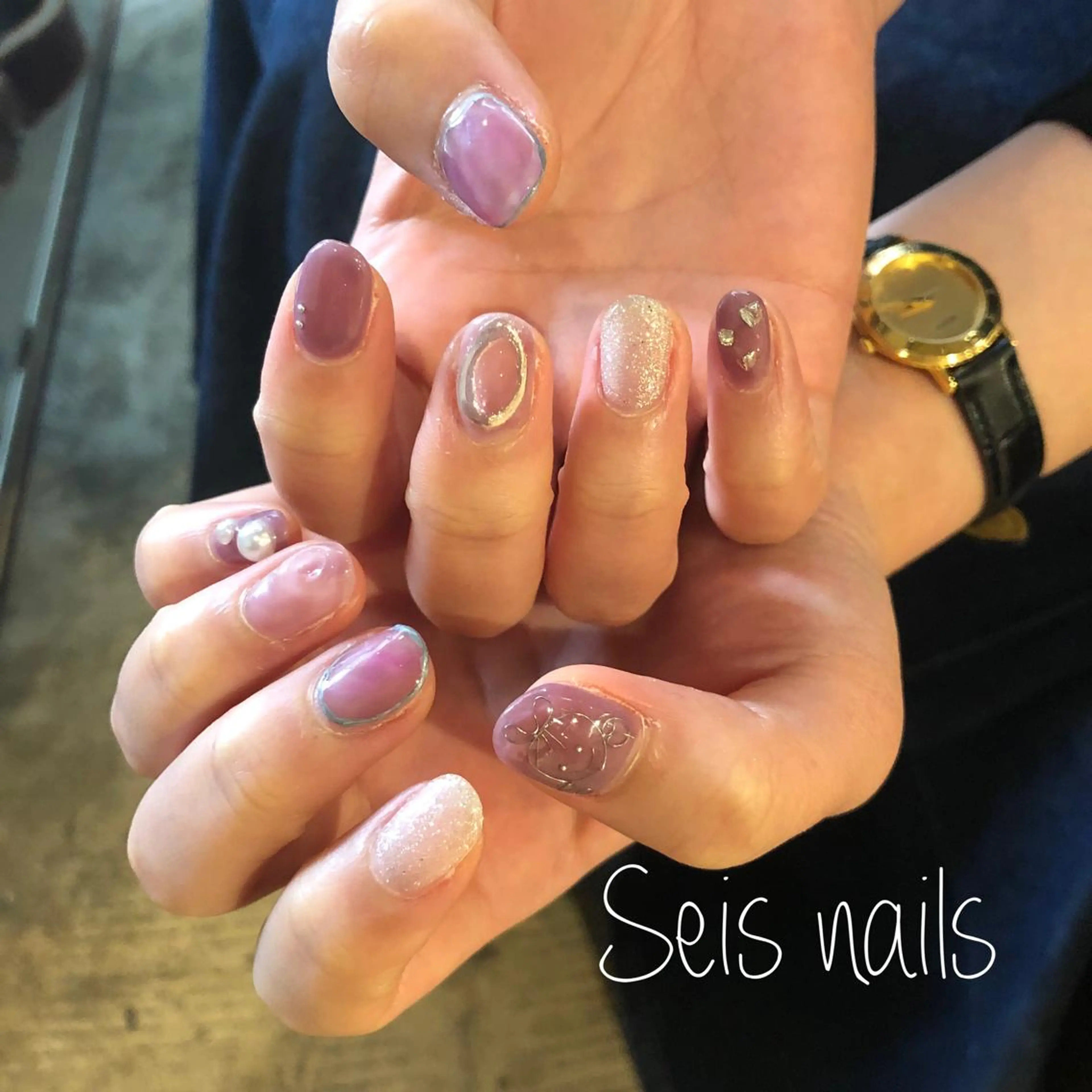 ネイル ハンドネイル Seis Shihoのネイルデザイン