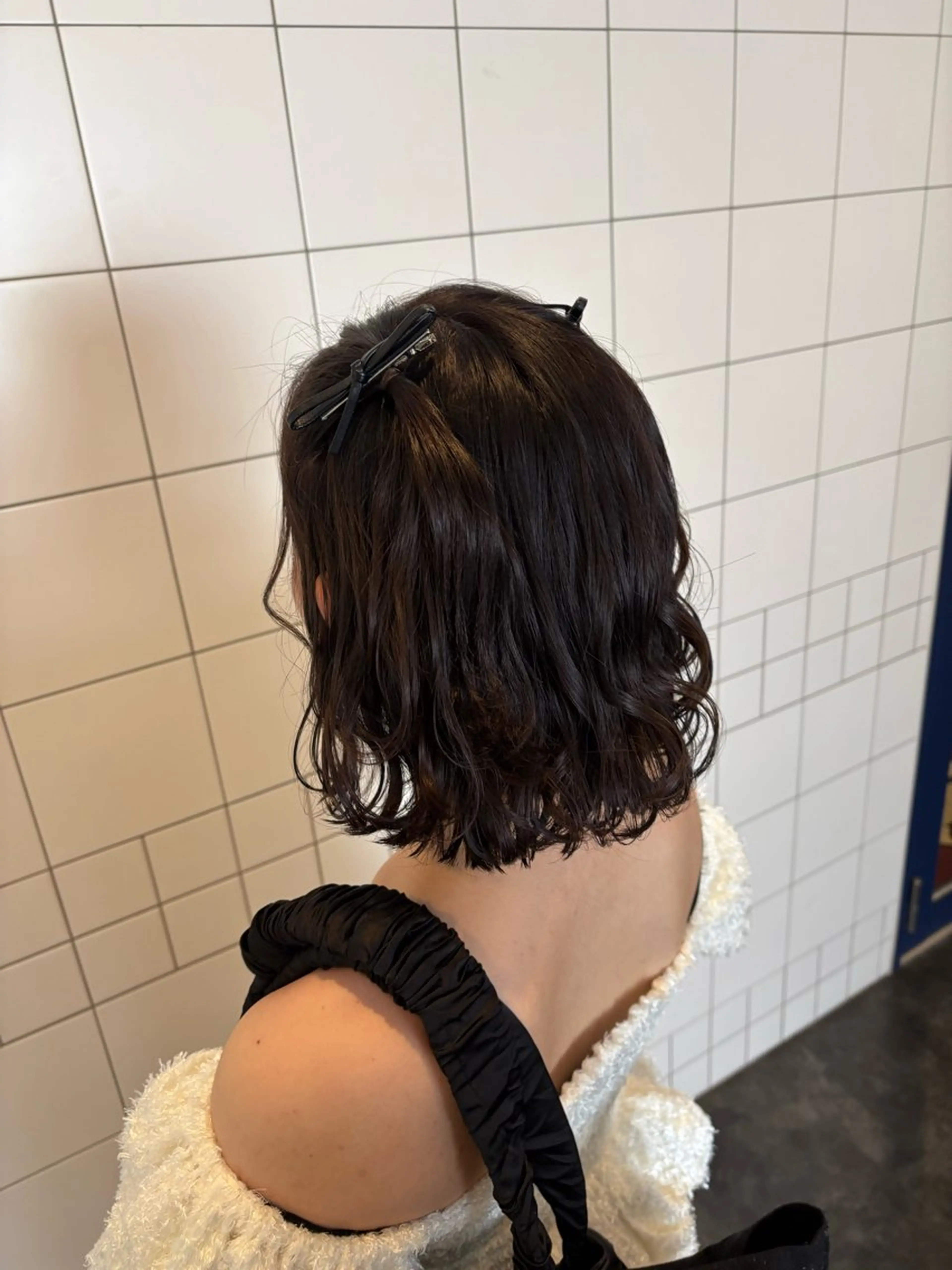 ヘアアレンジ 結婚式・ブライダル ボブ デート ヘアセット 🎀レイヤー×透明感 カラー🎀Ayanoのヘアスタイル