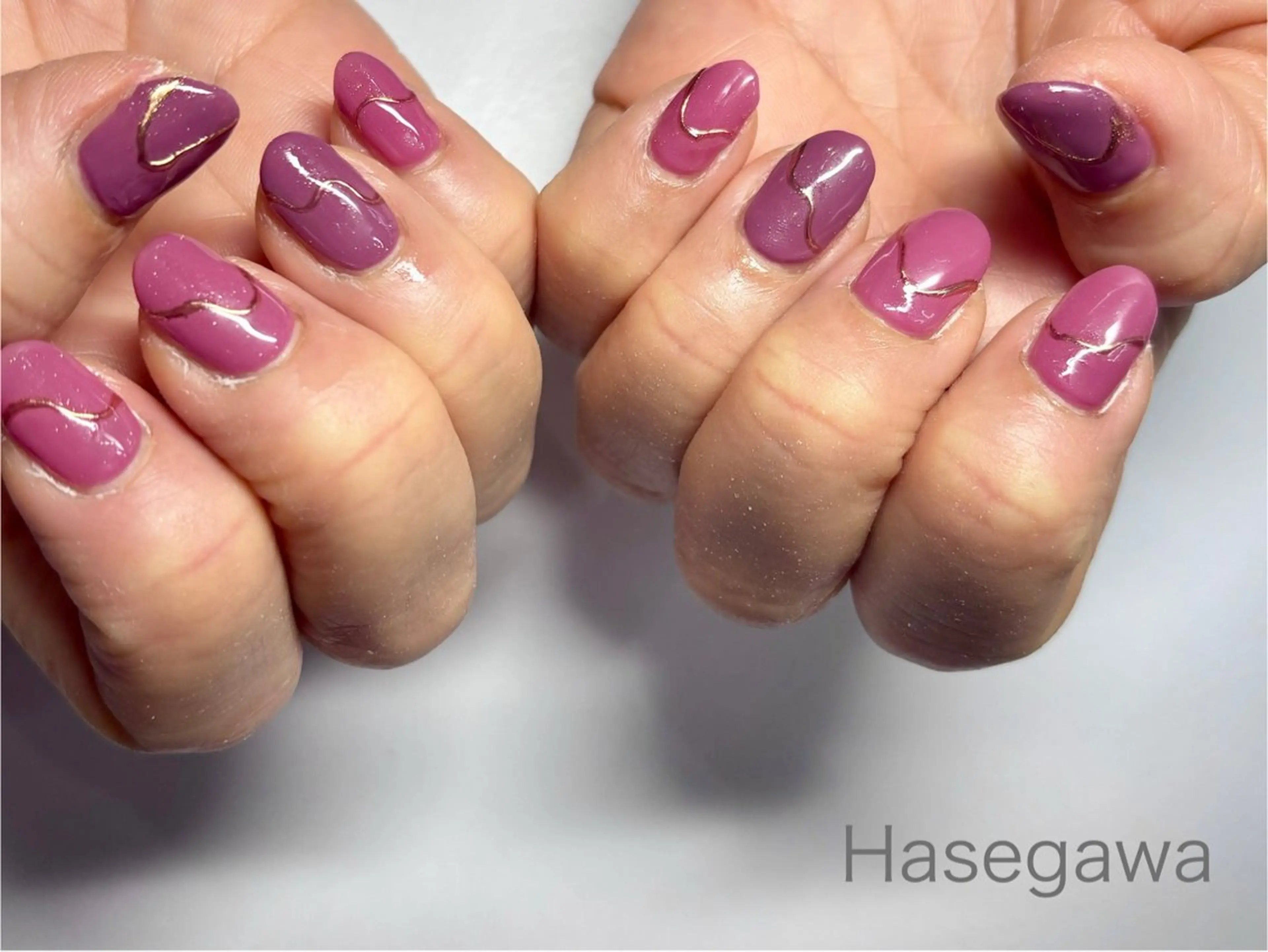 ネイル アートネイル ミラーネイル ハンドネイル DROP所属・DROP 長谷川のネイルデザイン