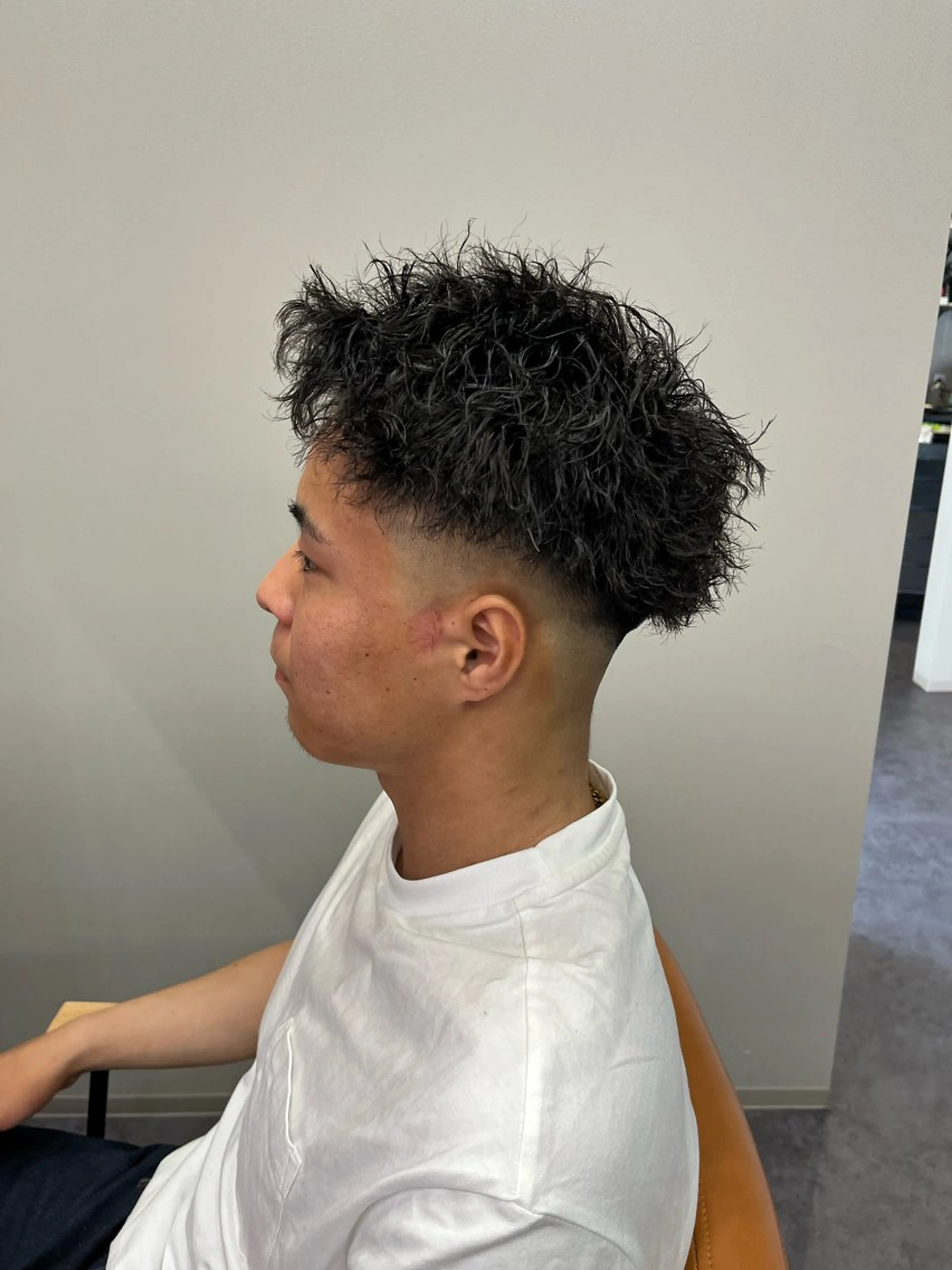 ショート パーマ メンズ mare宇部高前店 /スタッフモデルのヘアスタイル