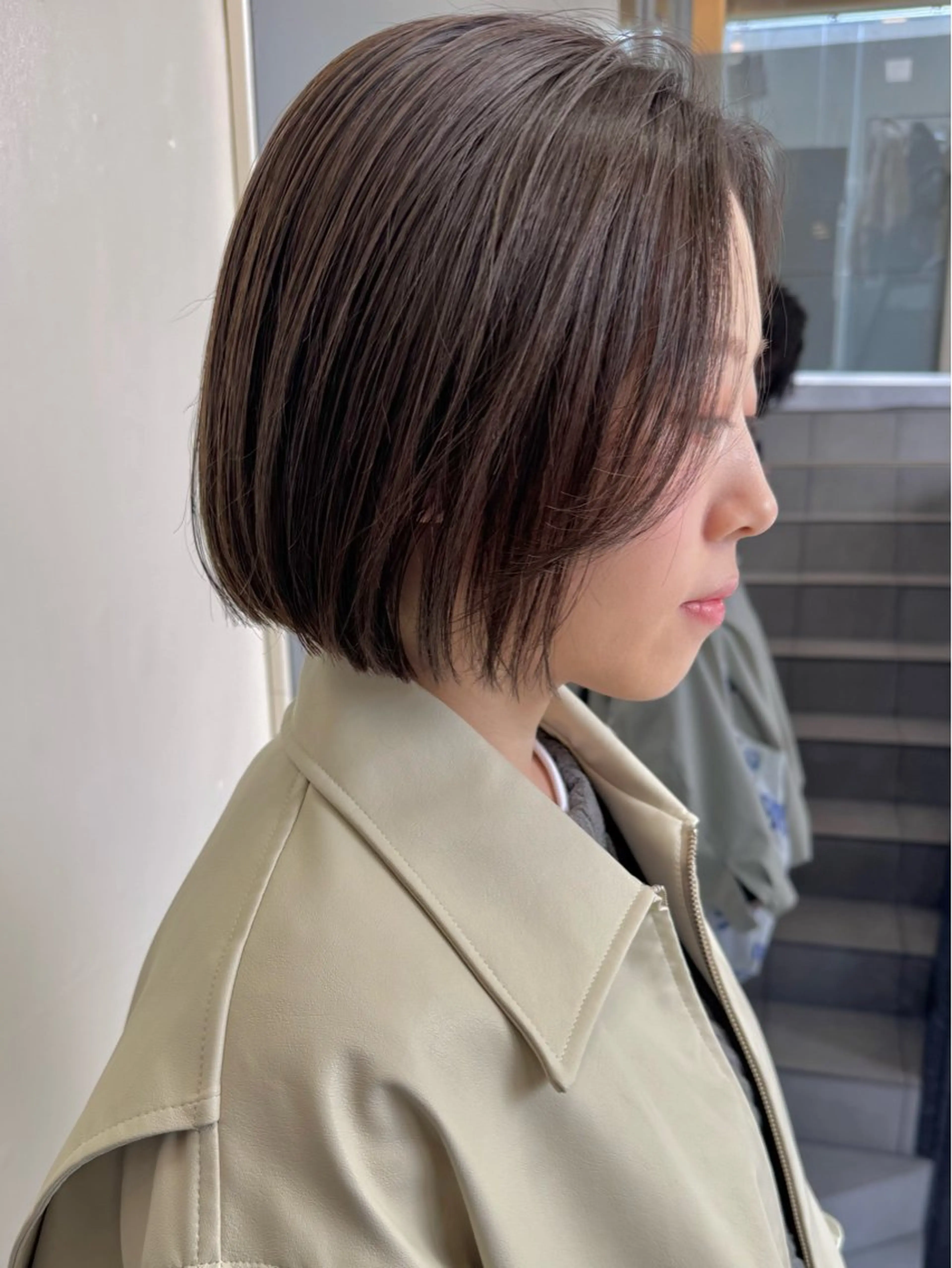 ショート カラー カット ヘアカラー トリートメント ブリーチなしWカラー レイヤー/KOHNOのヘアスタイル