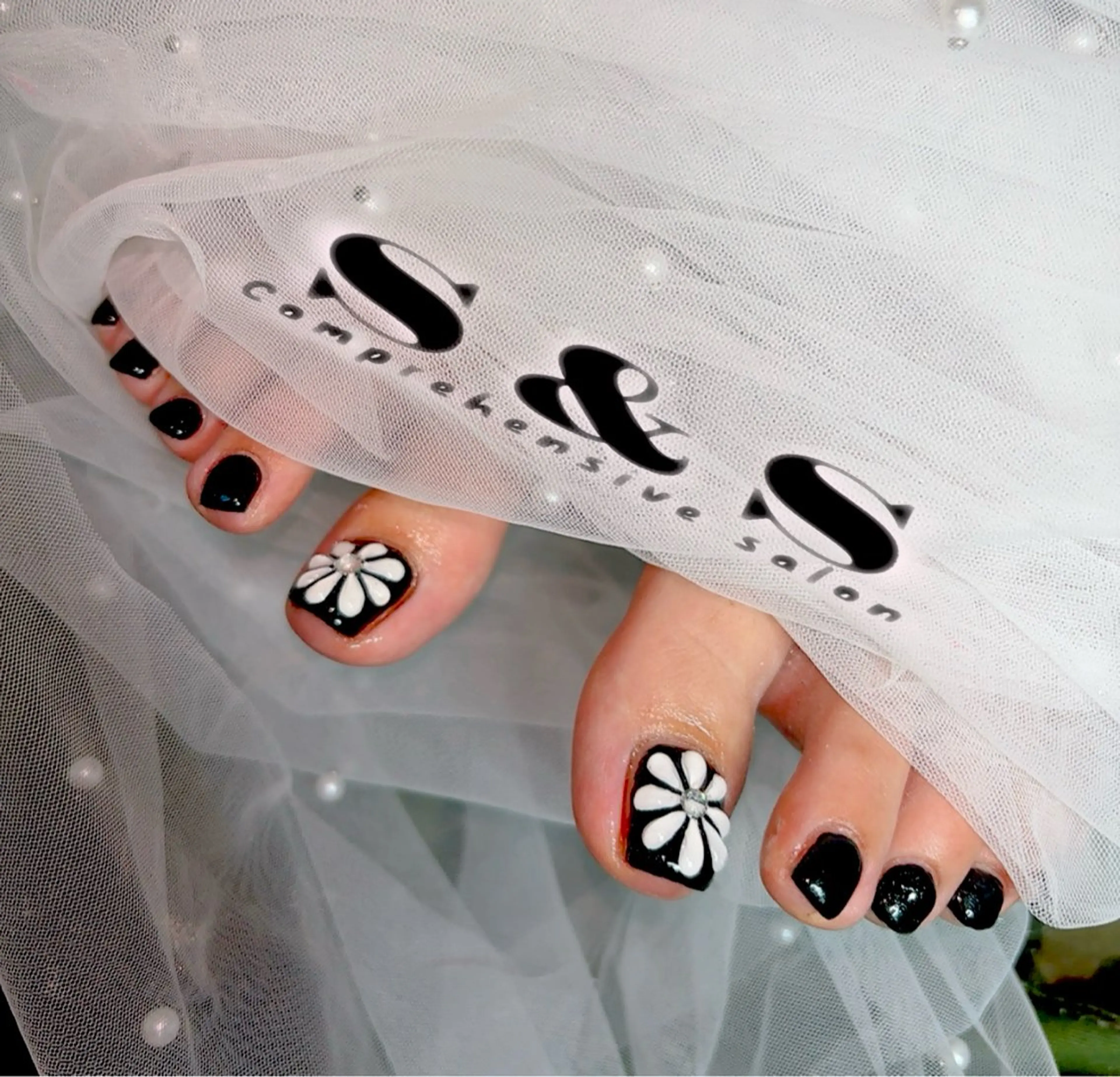 ネイル 長さ出し フラワーネイル メンズネイル 持ち込み S&S 村田小百合のネイルデザイン