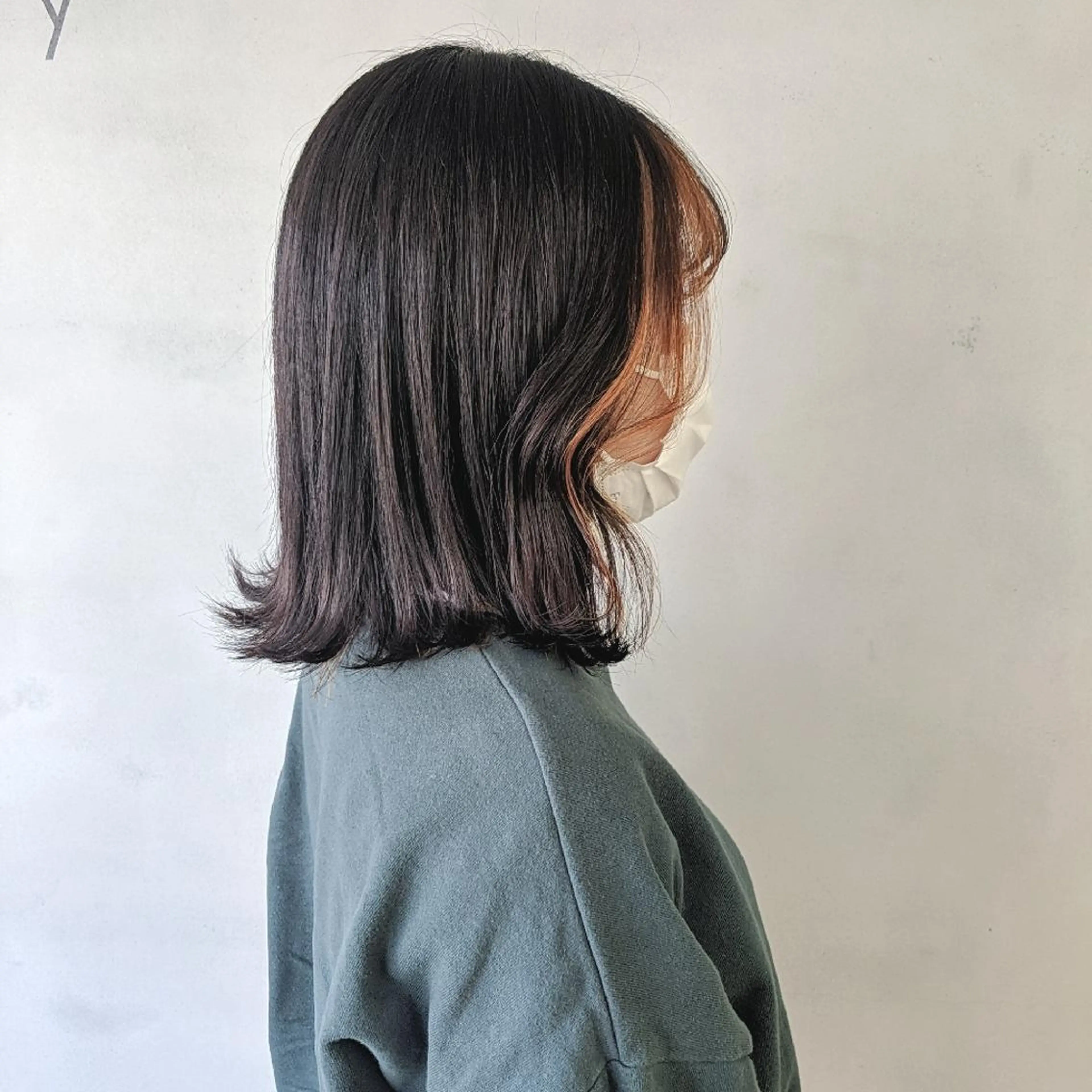 ミディアム カラー ブリーチ インナーカラー PRIVATE SALON EYES所属・EYES リアのマツエク・マツパデザイン