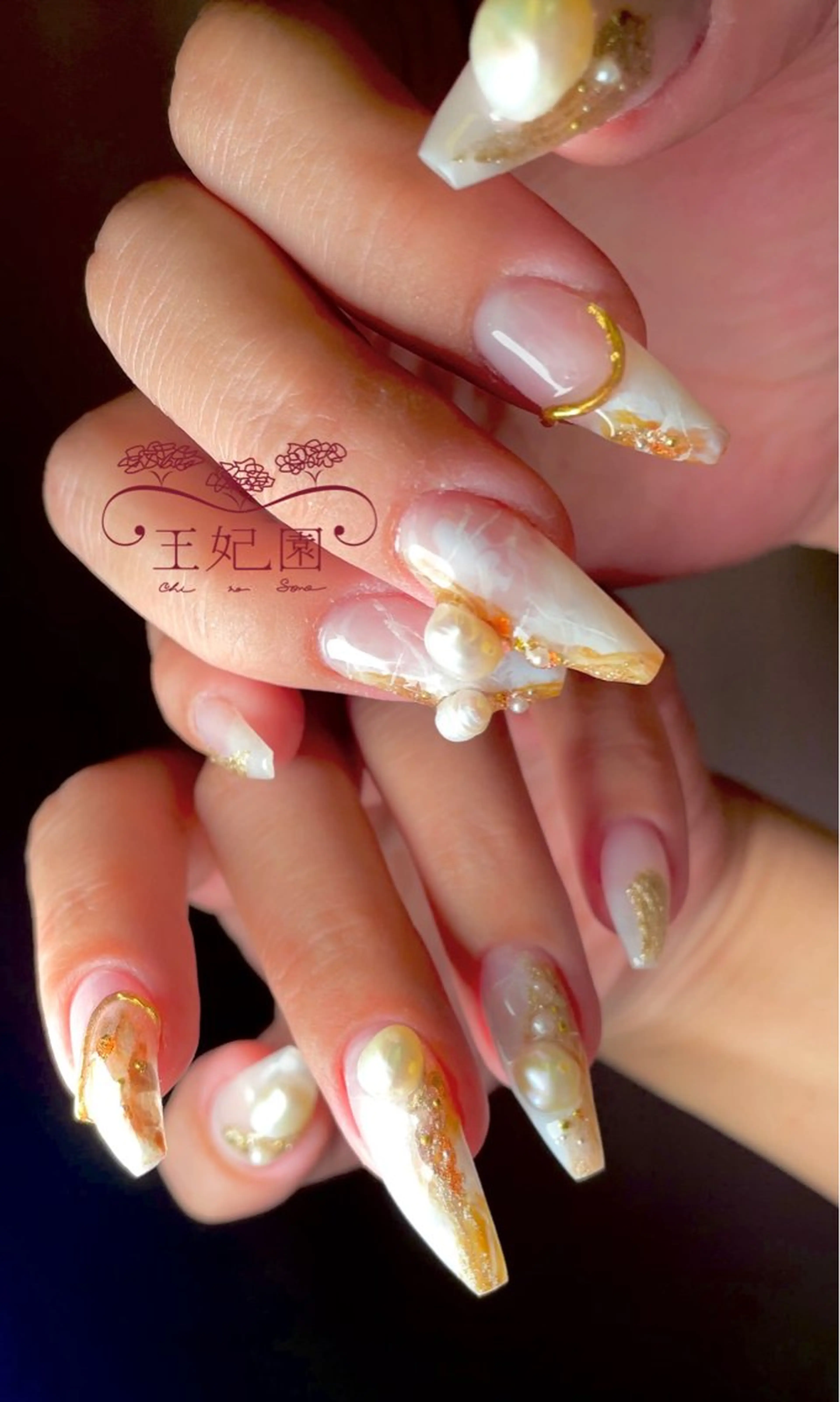 ネイル ワンホンネイル 冬ネイル nail salon王妃の園所属・王妃の園 ohinosonoのネイルデザイン