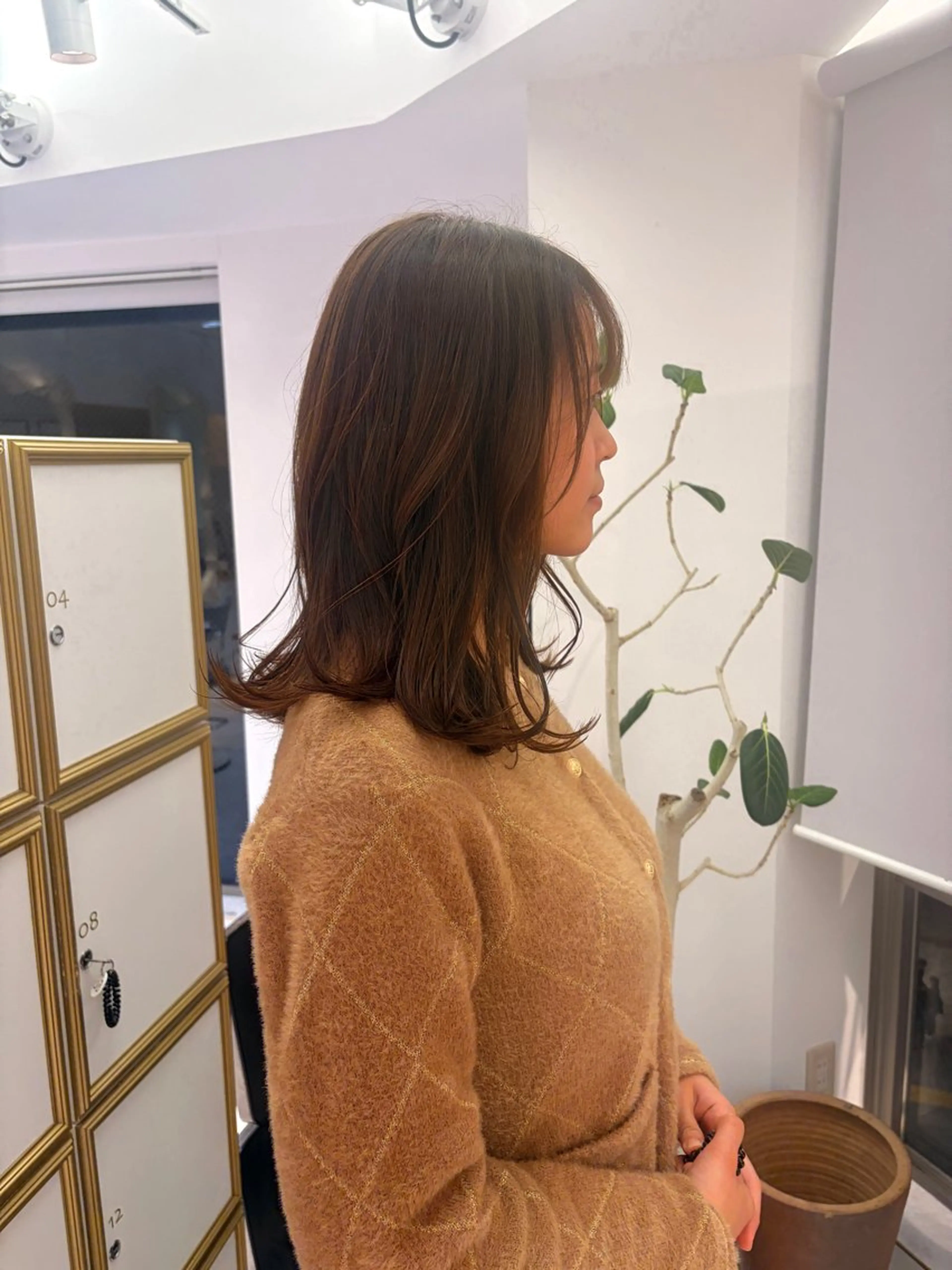 ミディアム カット ヘアカラー 🍓似合わせカット× パーマ／矢木🍓のヘアスタイル