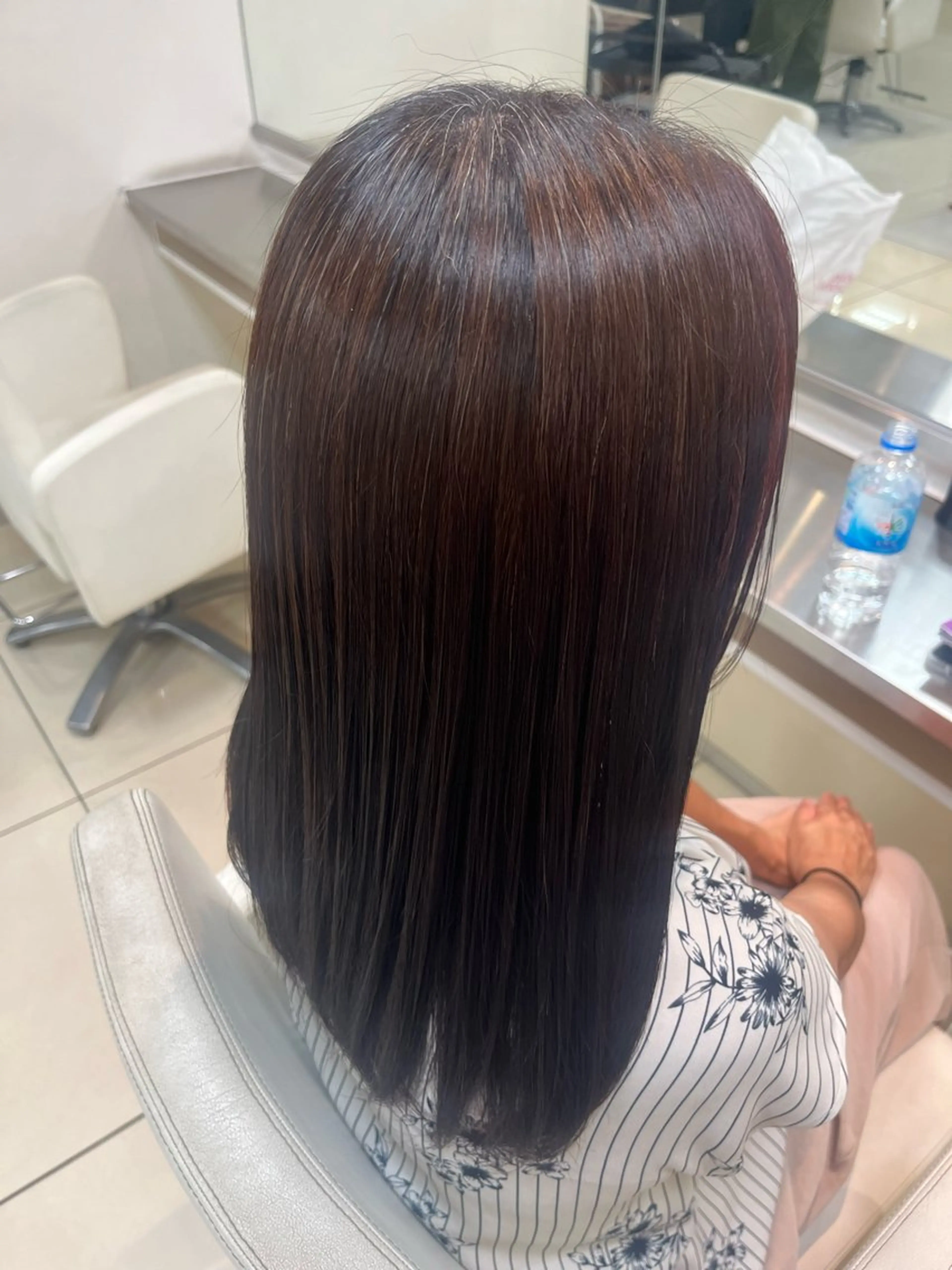 カラー 縮毛矯正 GAME天神所属・🤍ハイトーン ちなみ🤍のヘアスタイル