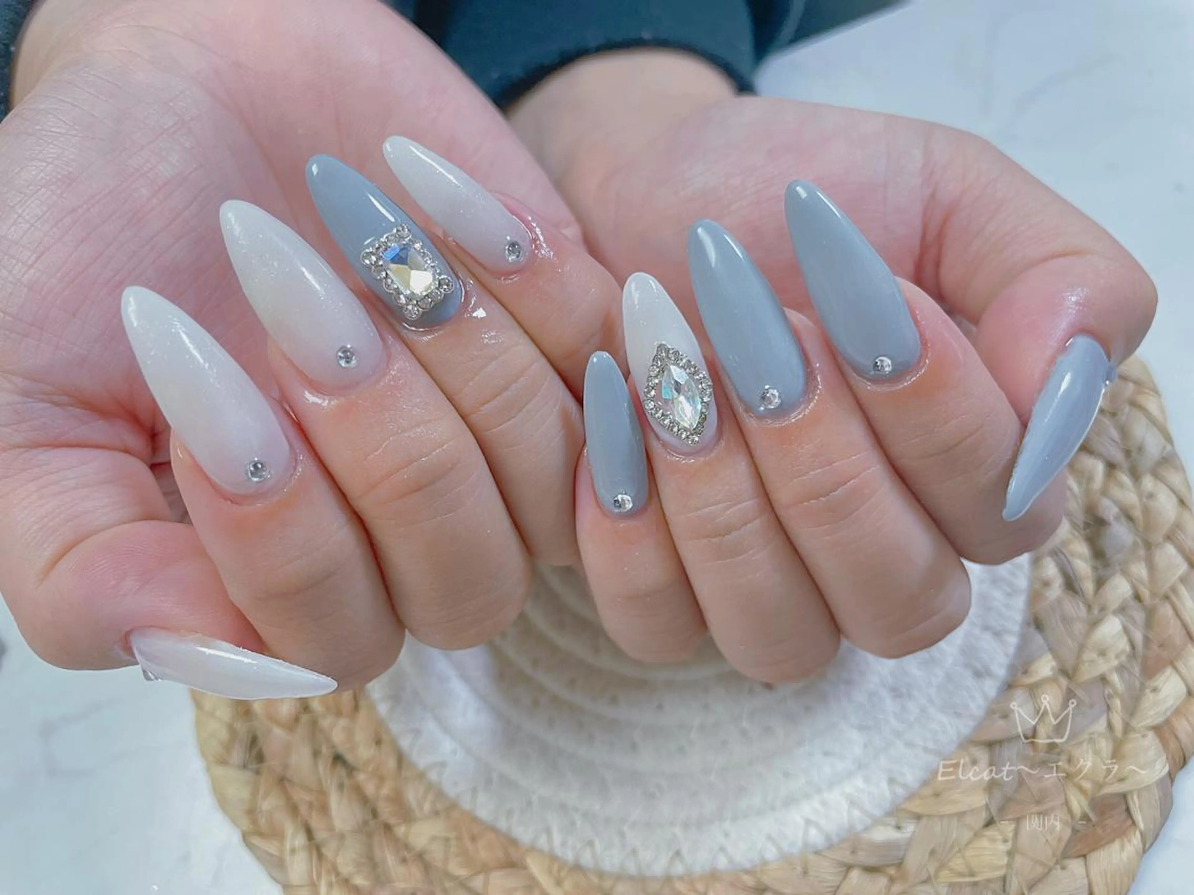 ネイル ハンドネイル ネイルサロンエクラ 🫧Shizukaのネイルデザイン