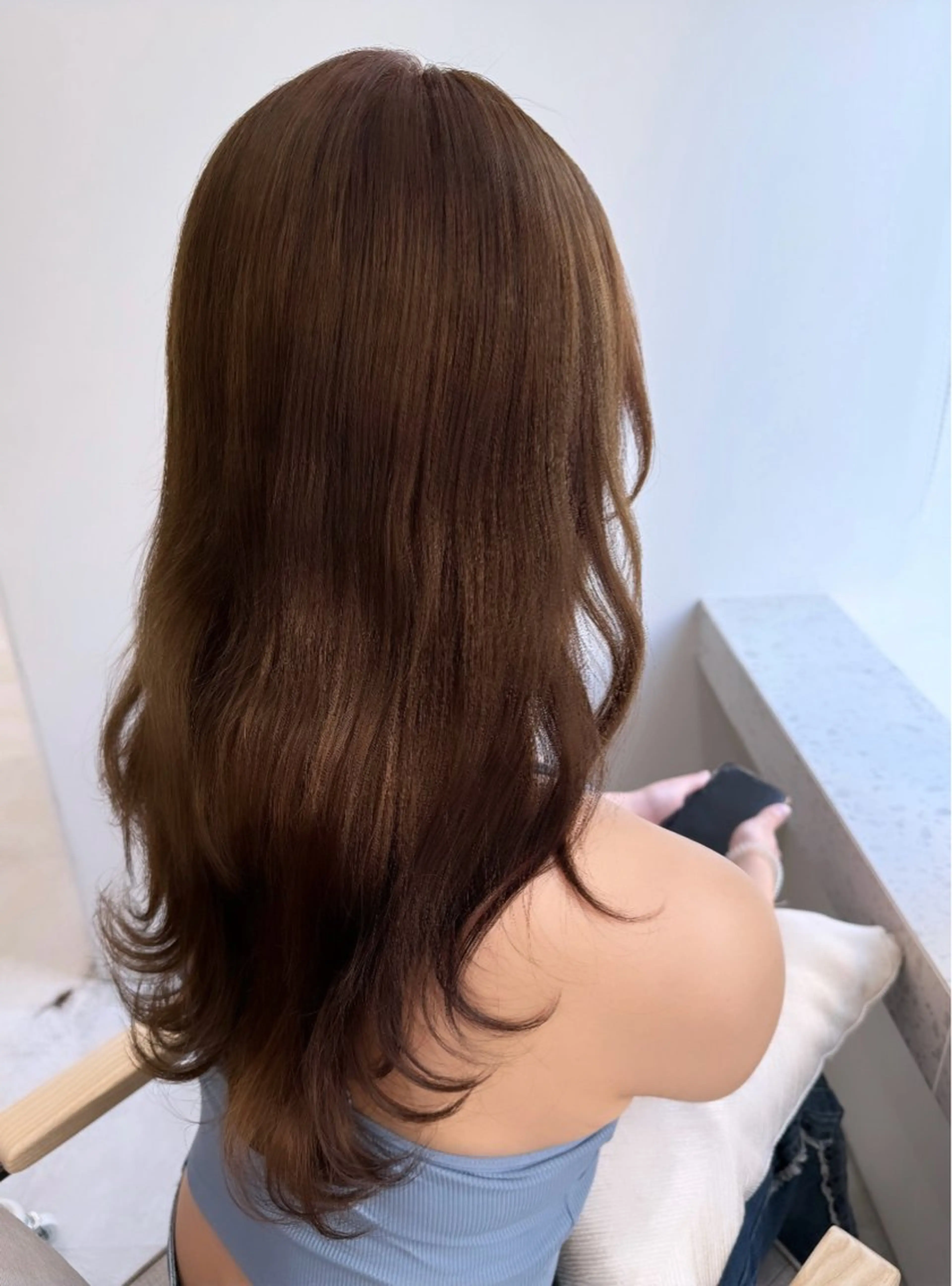 ロング カラー ヘアアレンジ ベージュカラー ブリーチ レイヤーカット ヘアカラー トリートメント ✨艶髪✨ 吉田誠のヘアスタイル