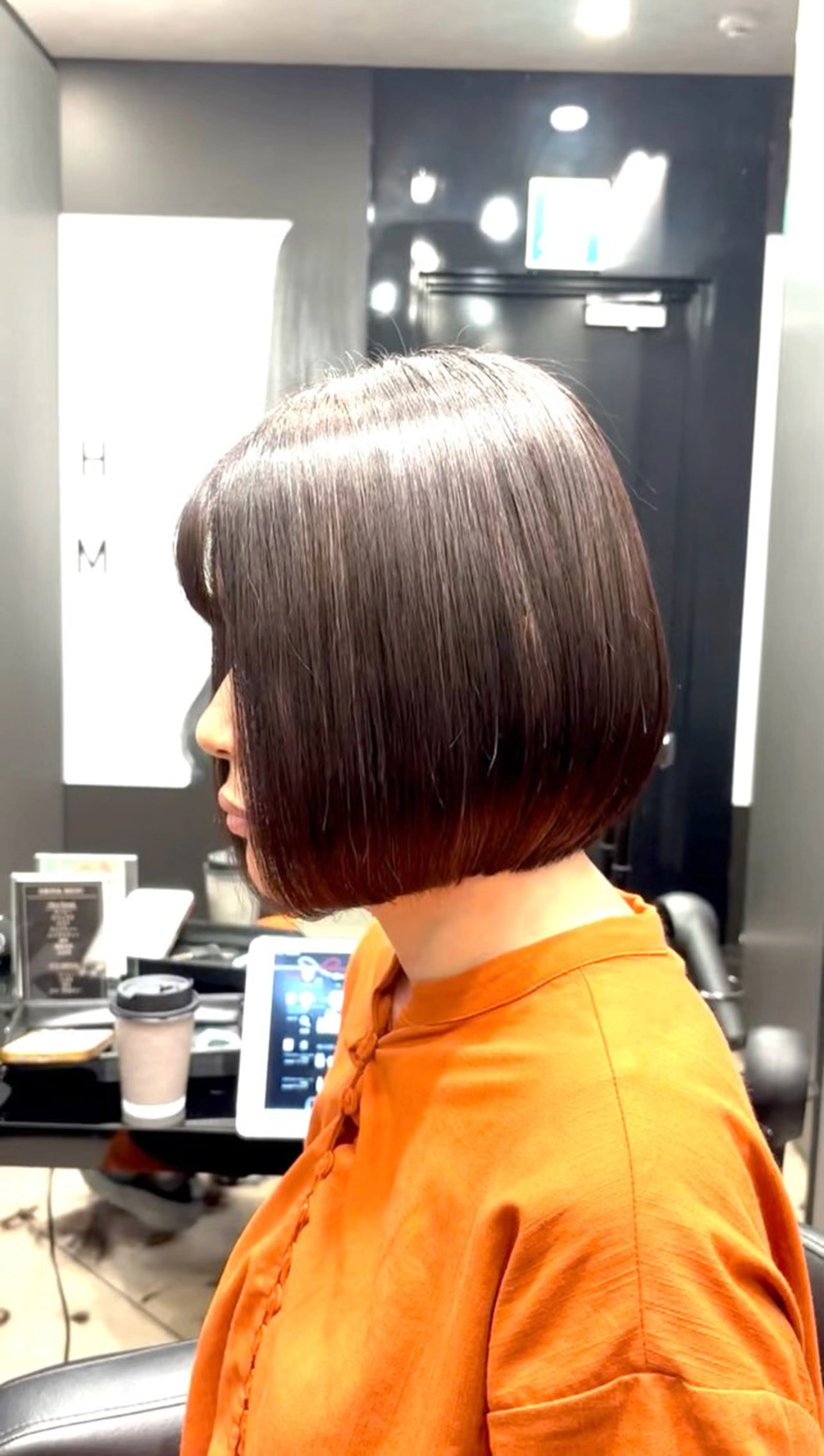 ショート ボブ 縮毛矯正 カット 縮毛矯正 HARUKI  MINATO Japan広島紙屋町店所属・hmj紙屋町店 脊戸智志のエステ・リラクイメージ