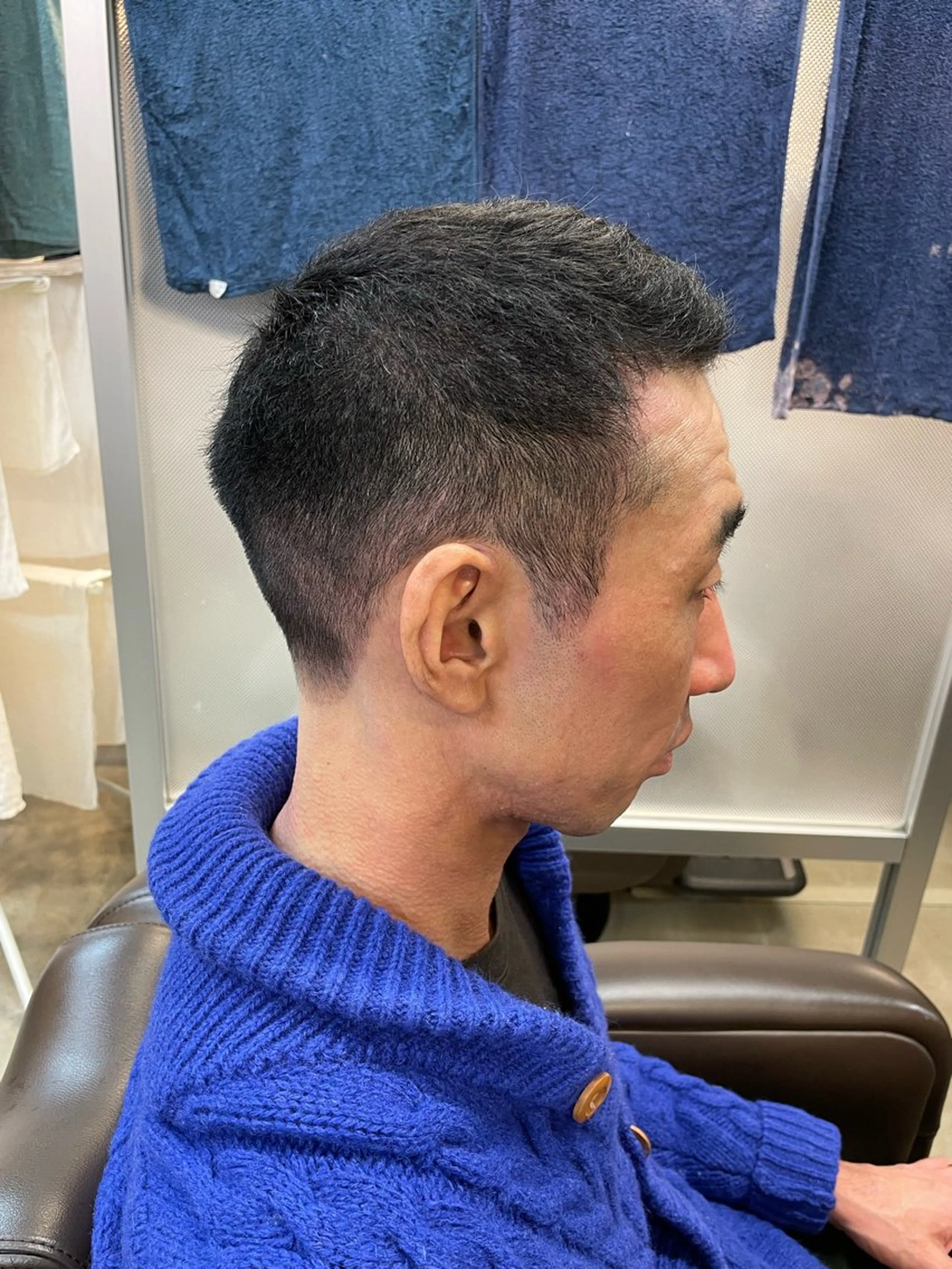 ショート メンズ メンズベリーショート ベリーショート ショートヘア メンズパーマ特化 カバヤマ　リョウのヘアスタイル