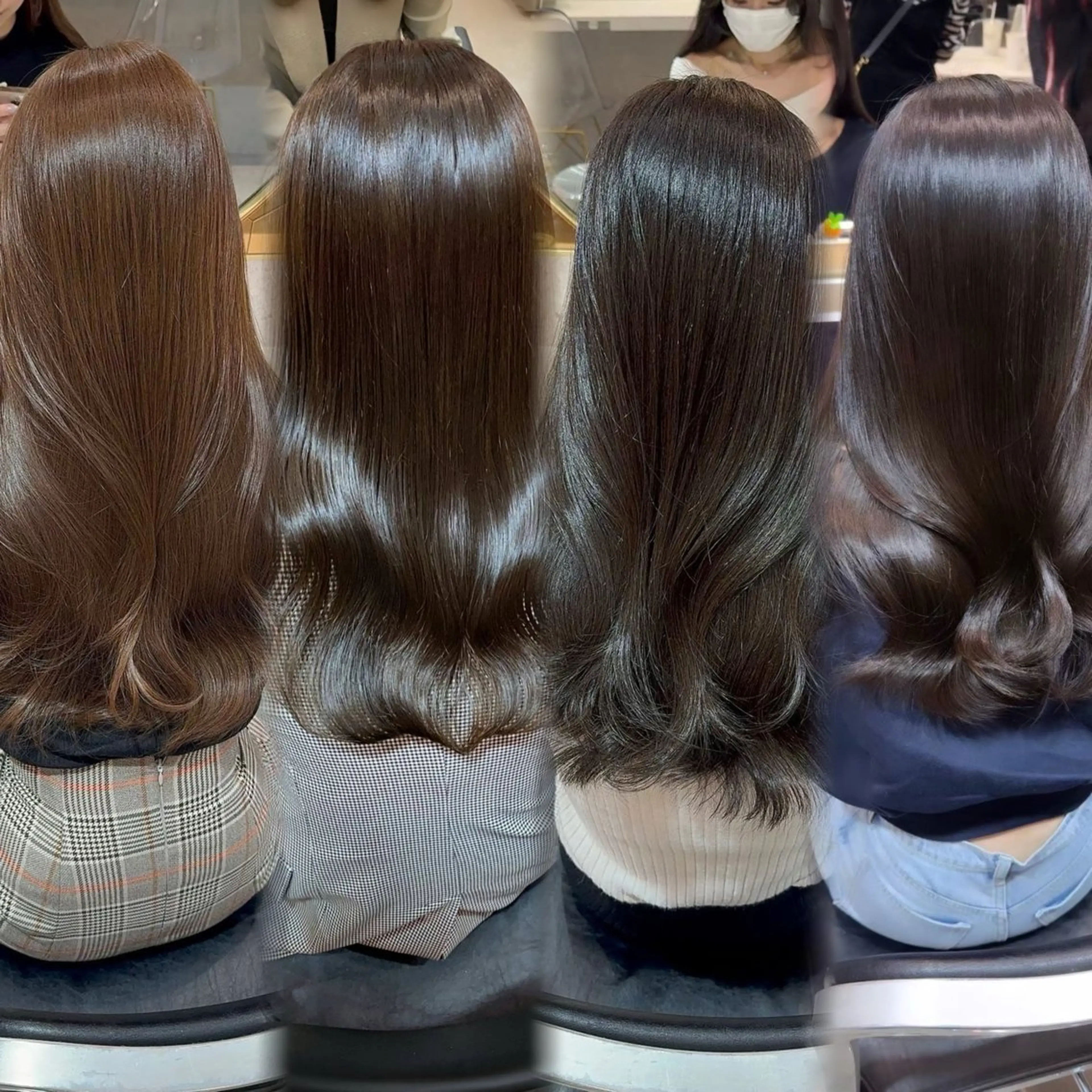 ロング カラー 新宿/小顔レイヤー/ 顔まわり/西慶太朗のヘアスタイル