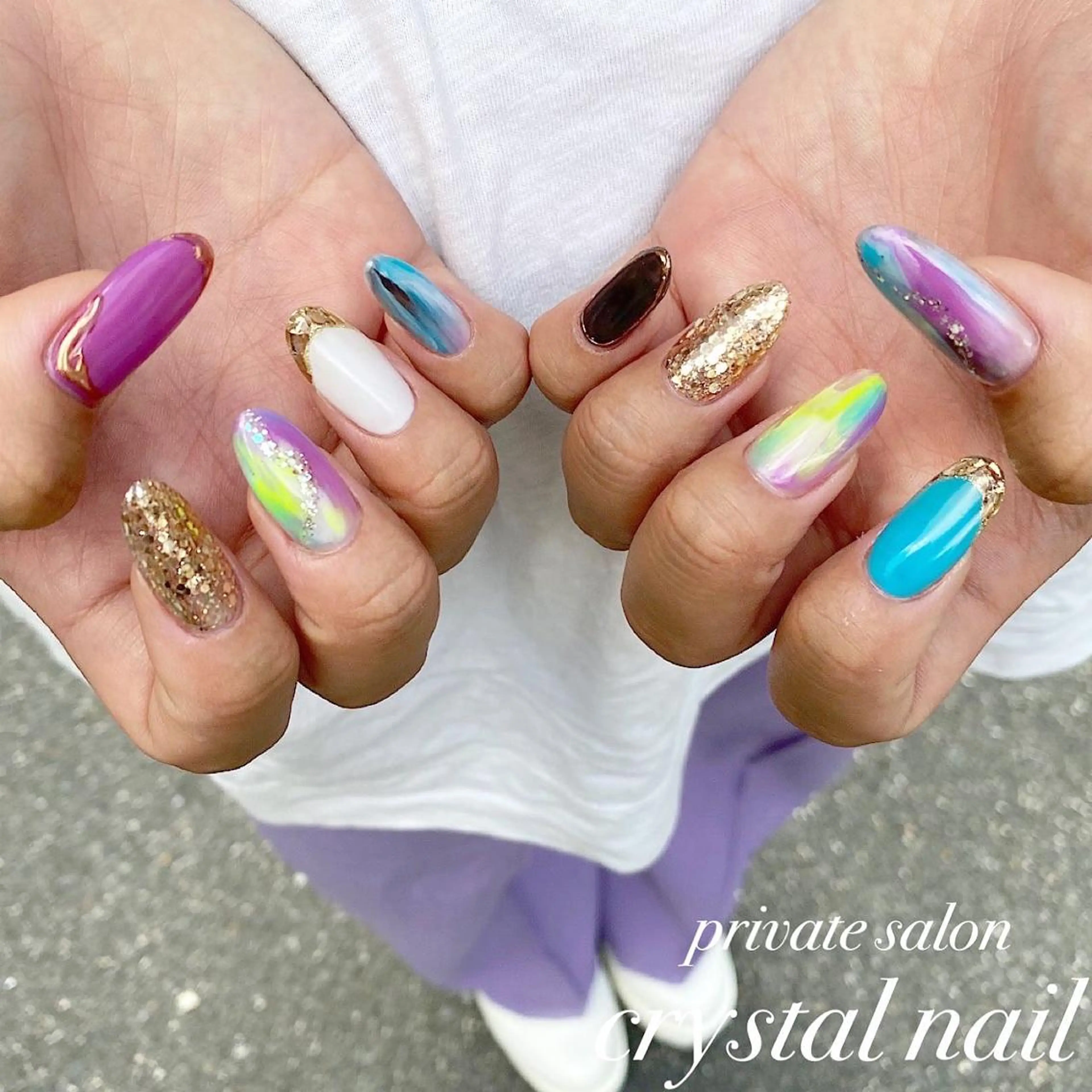 ネイル Crystal Nailのネイルデザイン