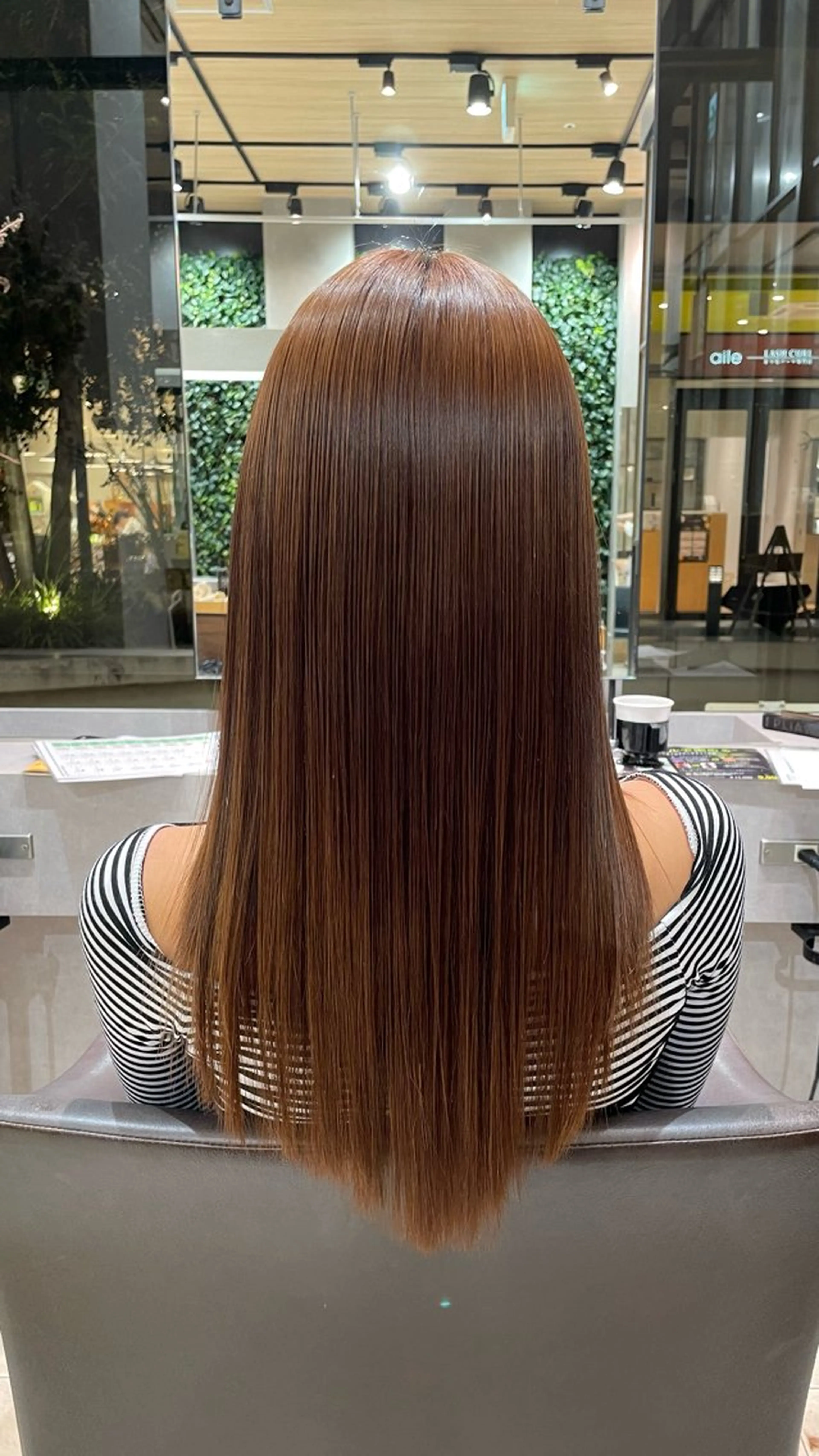 ロング 縮毛矯正 Lolonois 森ノ宮/RINのヘアスタイル
