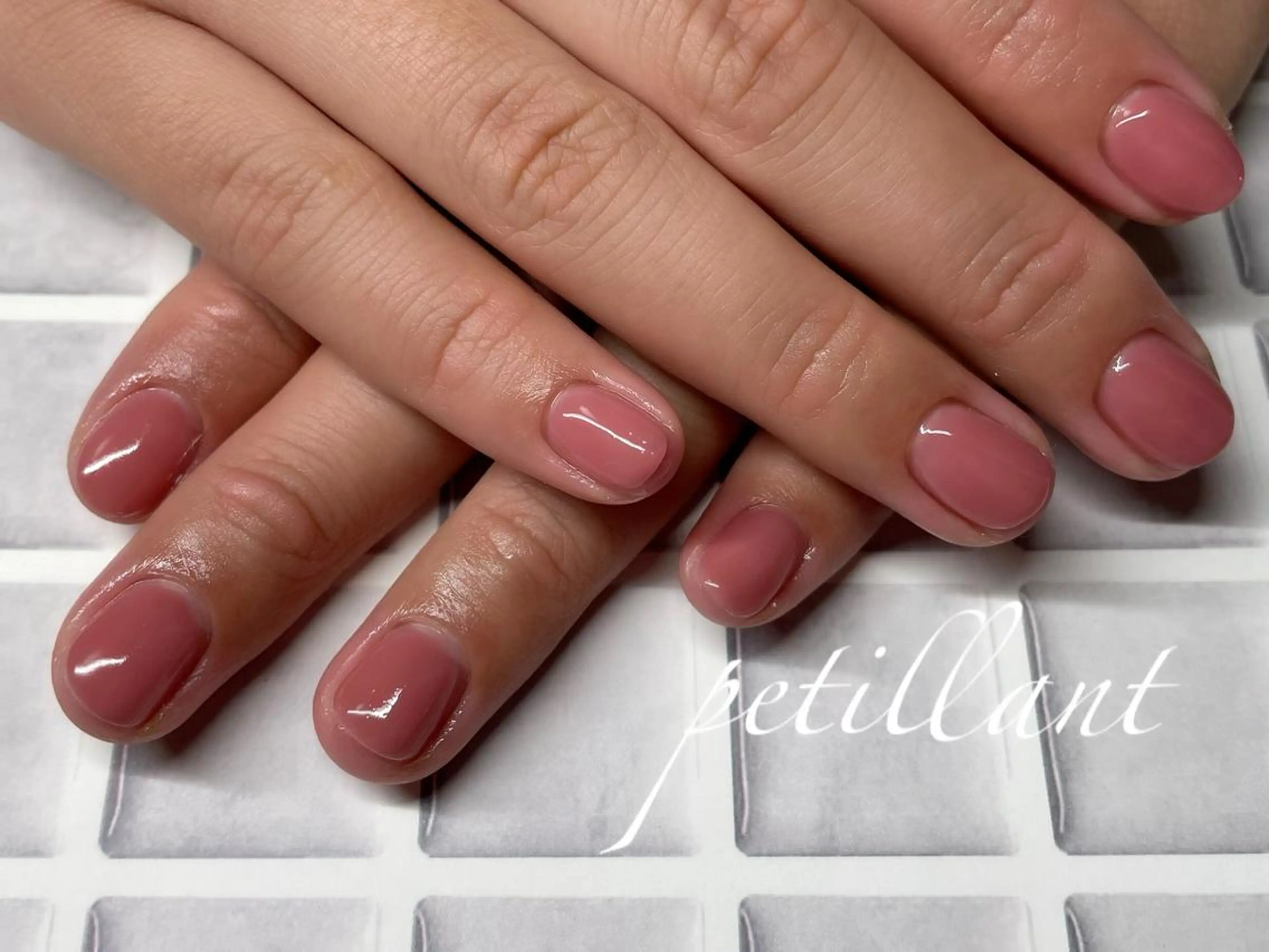 ネイル ワンカラーネイル ピンク ハンドネイル ハンドケア petillant所属・nail salon petillantのネイルデザイン