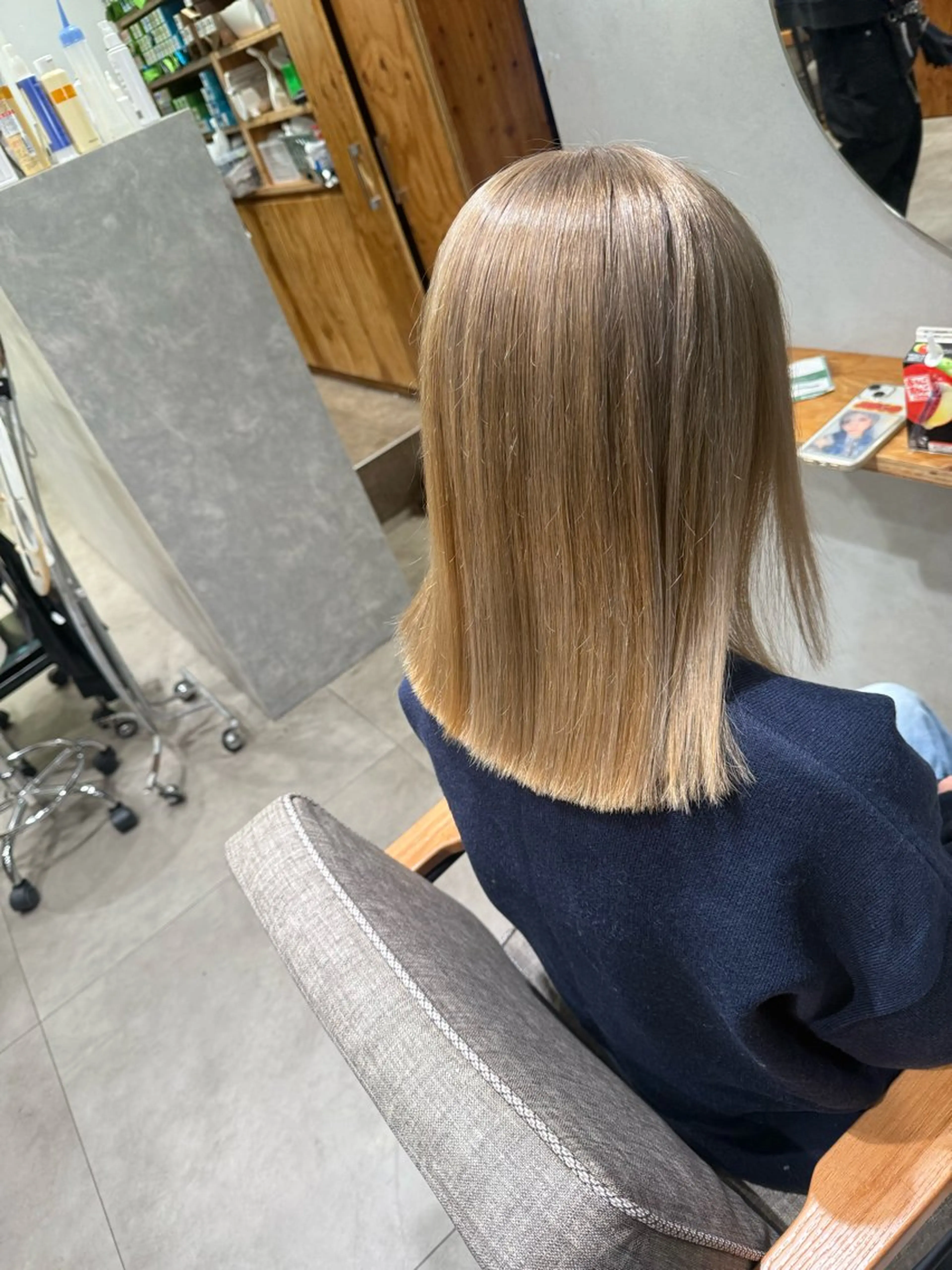 ミディアム ヘアカラー enn 天王寺所属・松平 拓巳のヘアスタイル