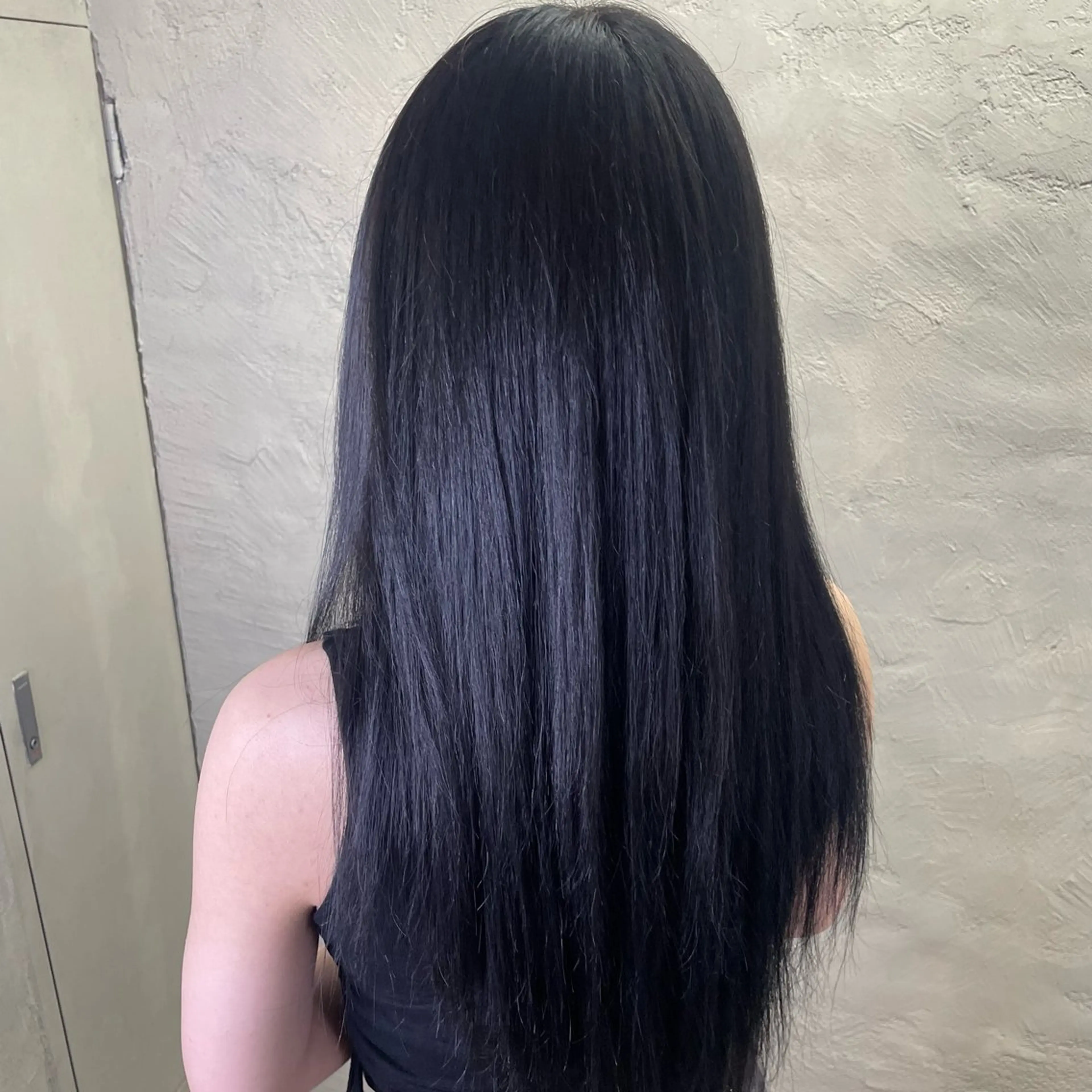 セミロング カラー ブリーチ ブリーチなしカラー 抜け感/ワンカラー/ 明大前/桑田のヘアスタイル