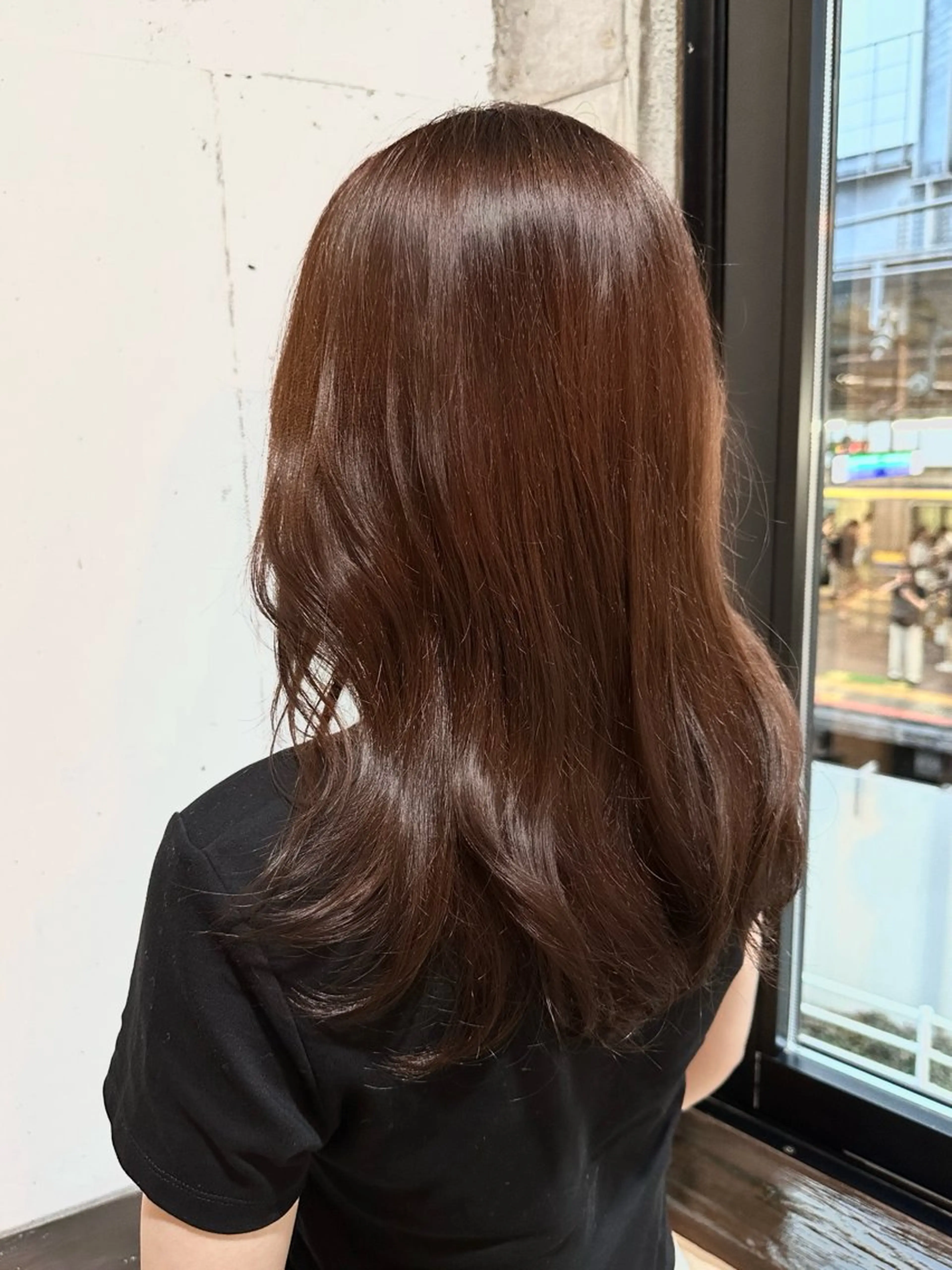 ロング カラー ロングレイヤー ブラウンカラー レッドカラー レッドブラウン レイヤーカット カット ヘアカラー 千葉駅徒歩1分✂︎ 宮内のヘアスタイル