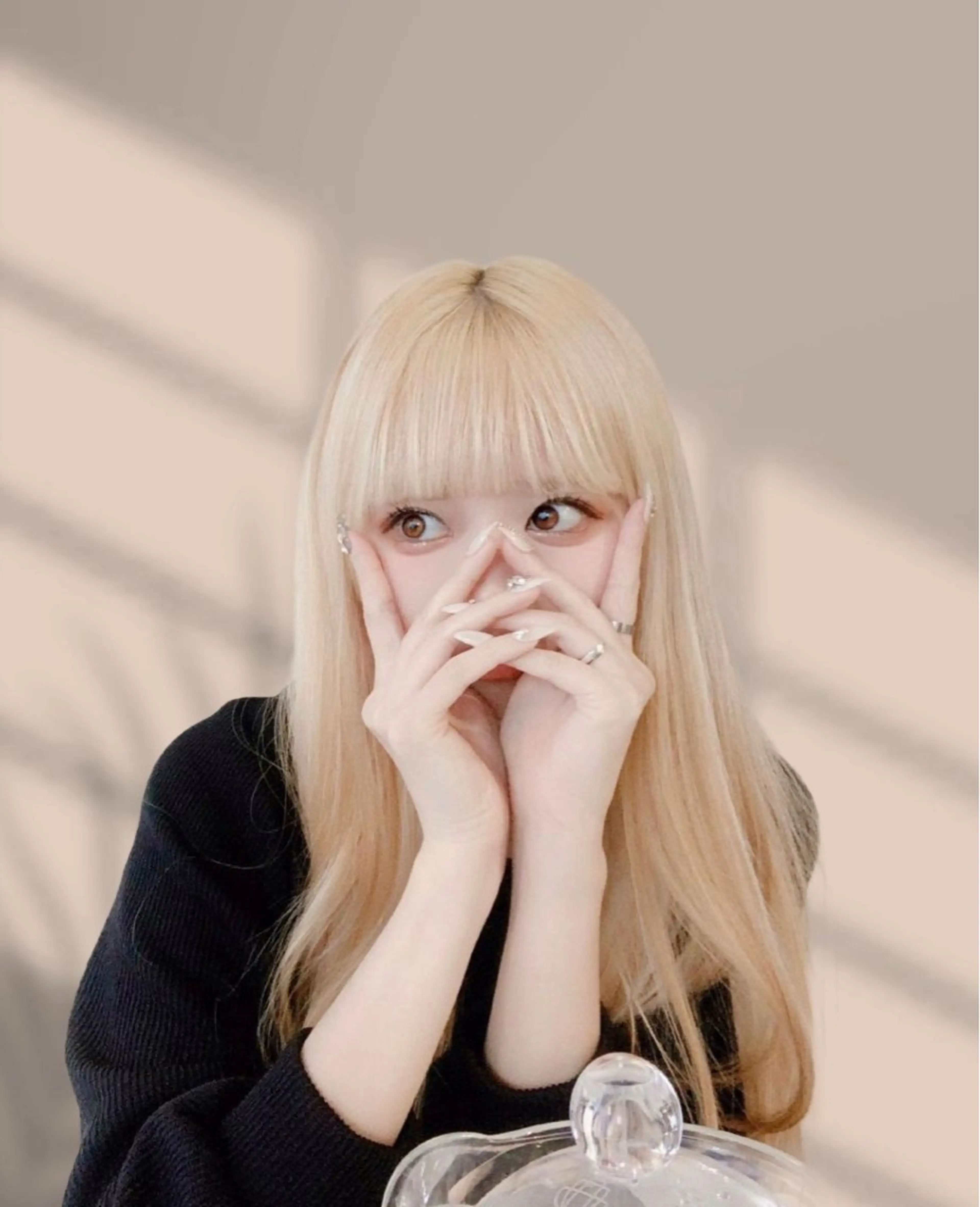 ロング カラー ヘアカラー くすみミルクティー／ ブラウン🪡TOWAのヘアスタイル