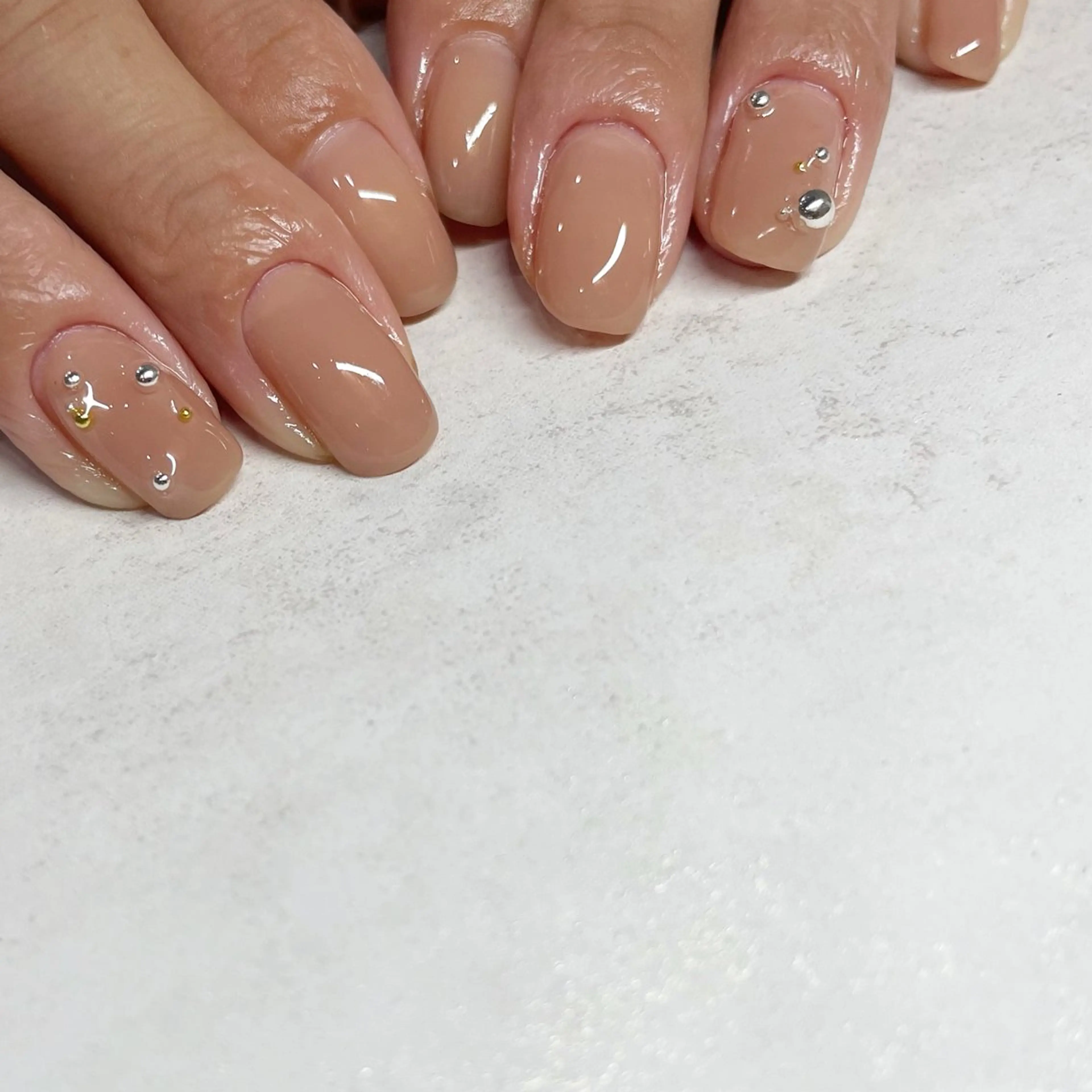 ネイル ワンカラーネイル パラジェルサロン 大人女性が通うサロンのネイルデザイン