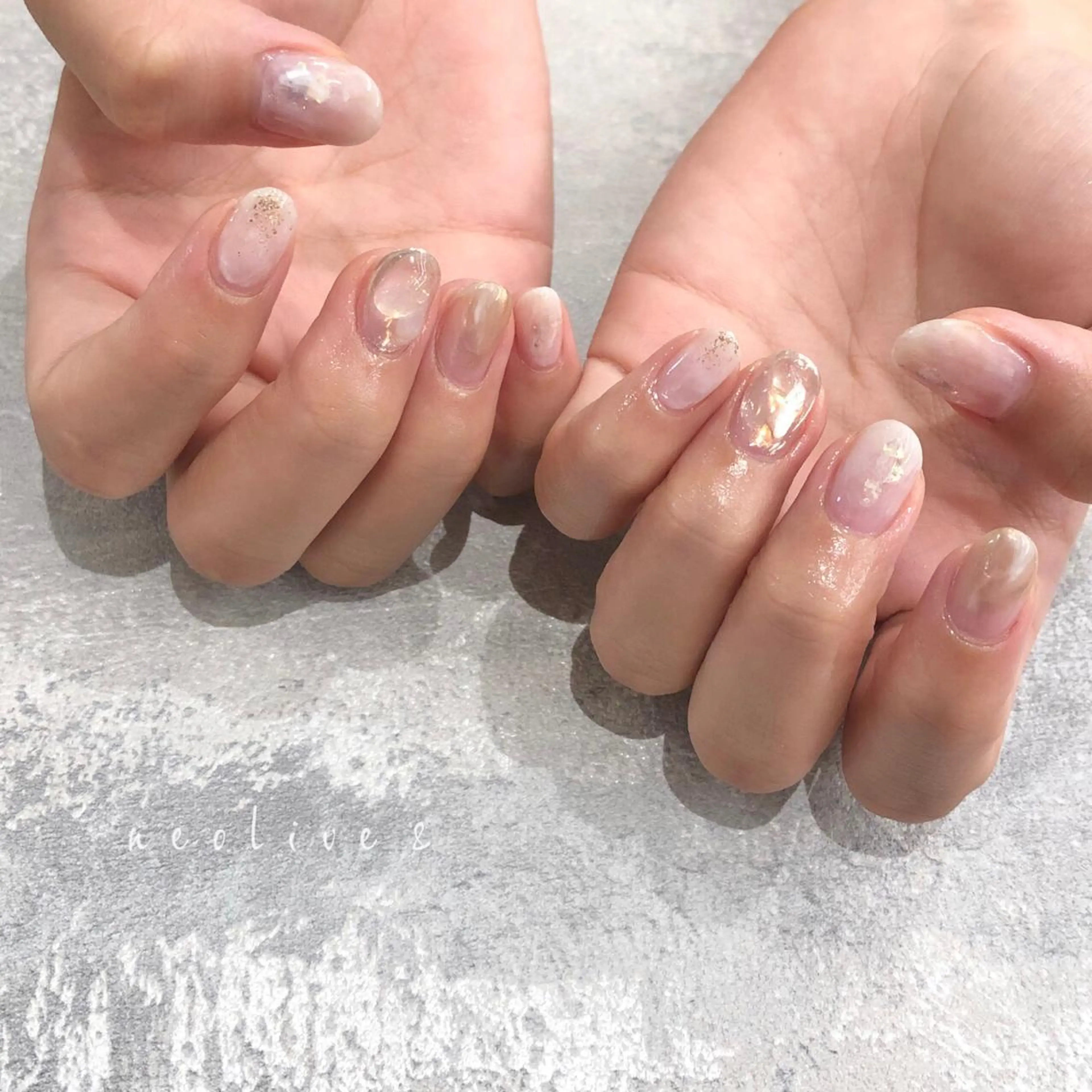 ネイル ハンドネイル Yuriko Omi パラジェル/渋谷のネイルデザイン