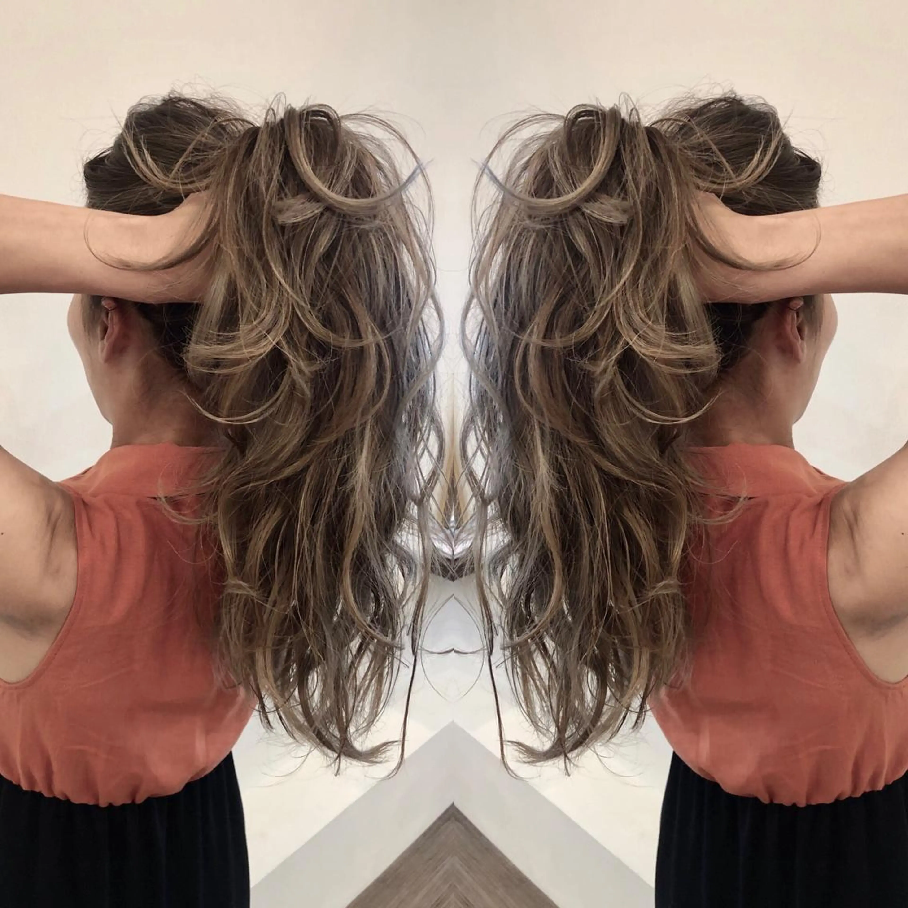 ロング カラー ヘアカラー Hair make VERDA所属・宮下 耕平のヘアスタイル