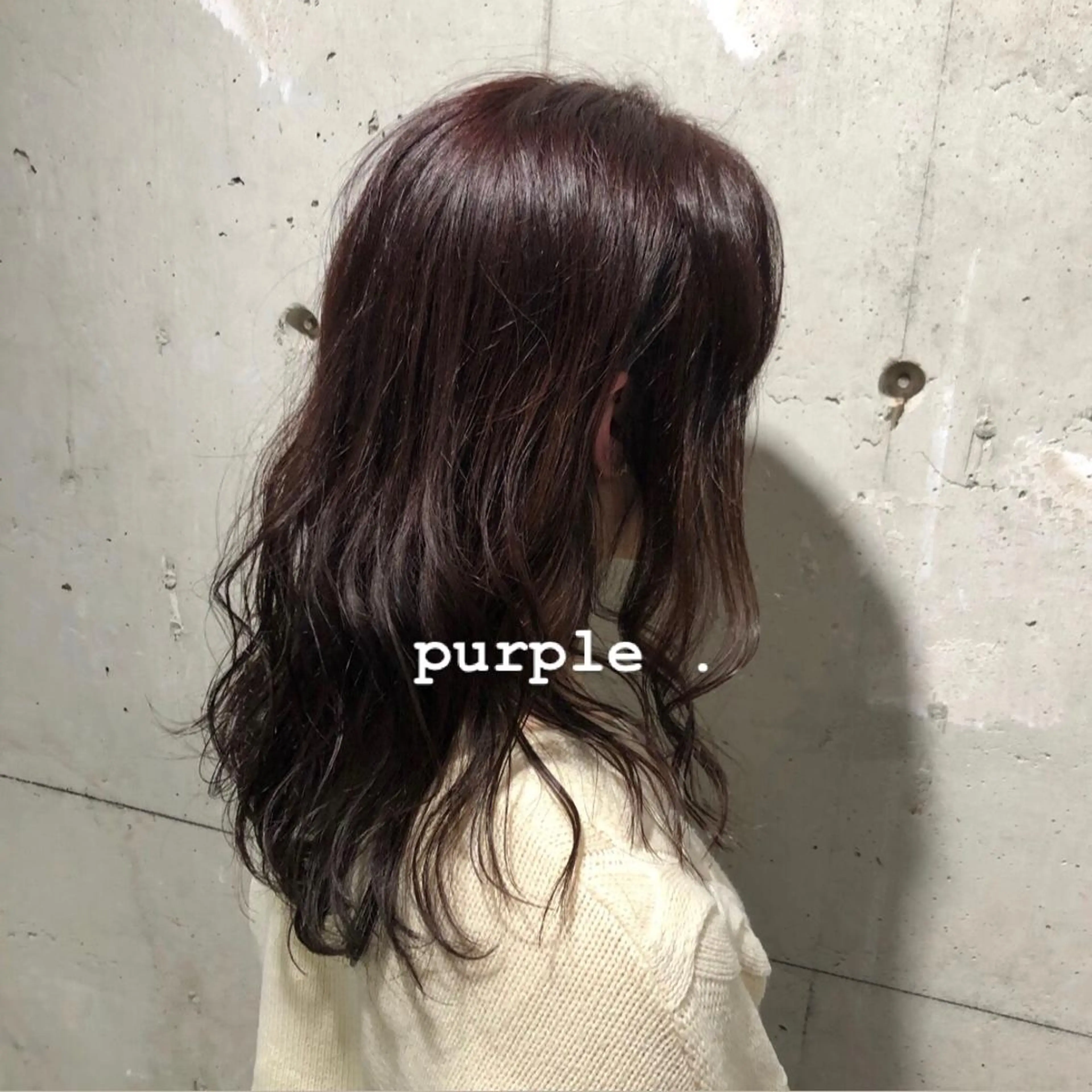 ロング カラー パープルカラー トレンド眉🌈✨ arisaの眉毛・アイブロウイメージ