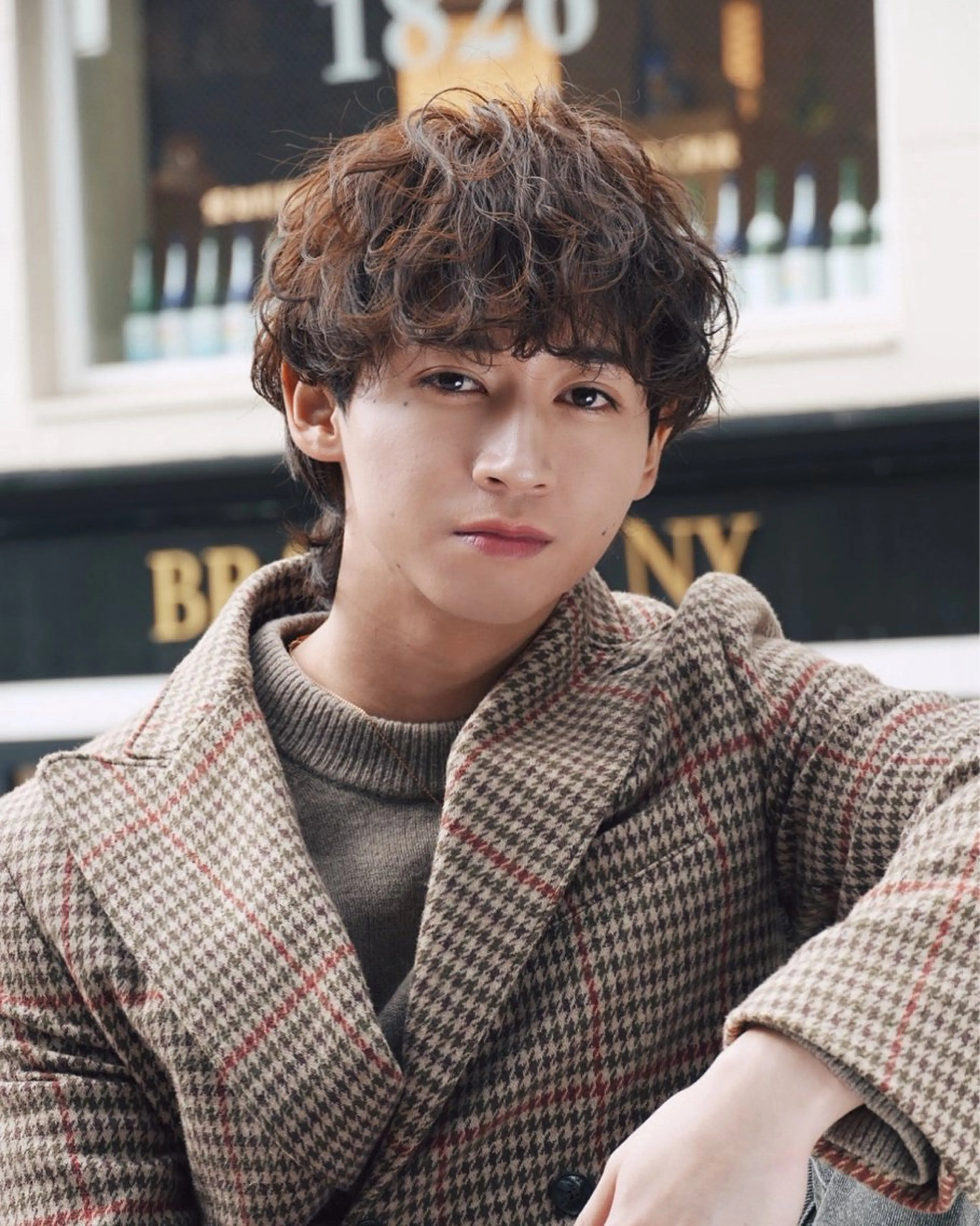 ショート パーマ メンズ カット パーマ トリートメント ヘアセット 11.12月限定割引 fifth前比嘉💥のヘアスタイル