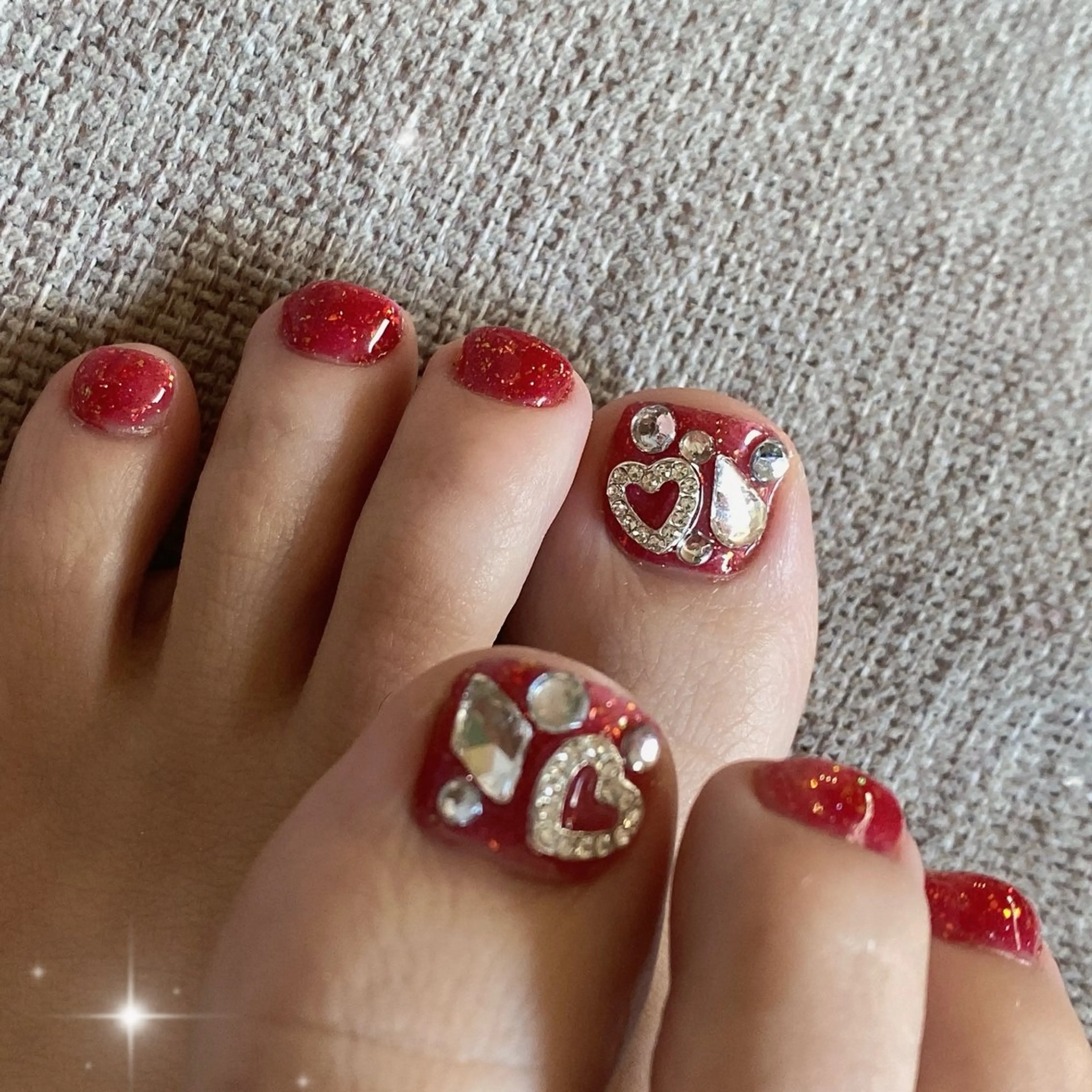 ネイル フットネイル 艶/マグネット/網紅 /韓国/岩下りほのネイルデザイン