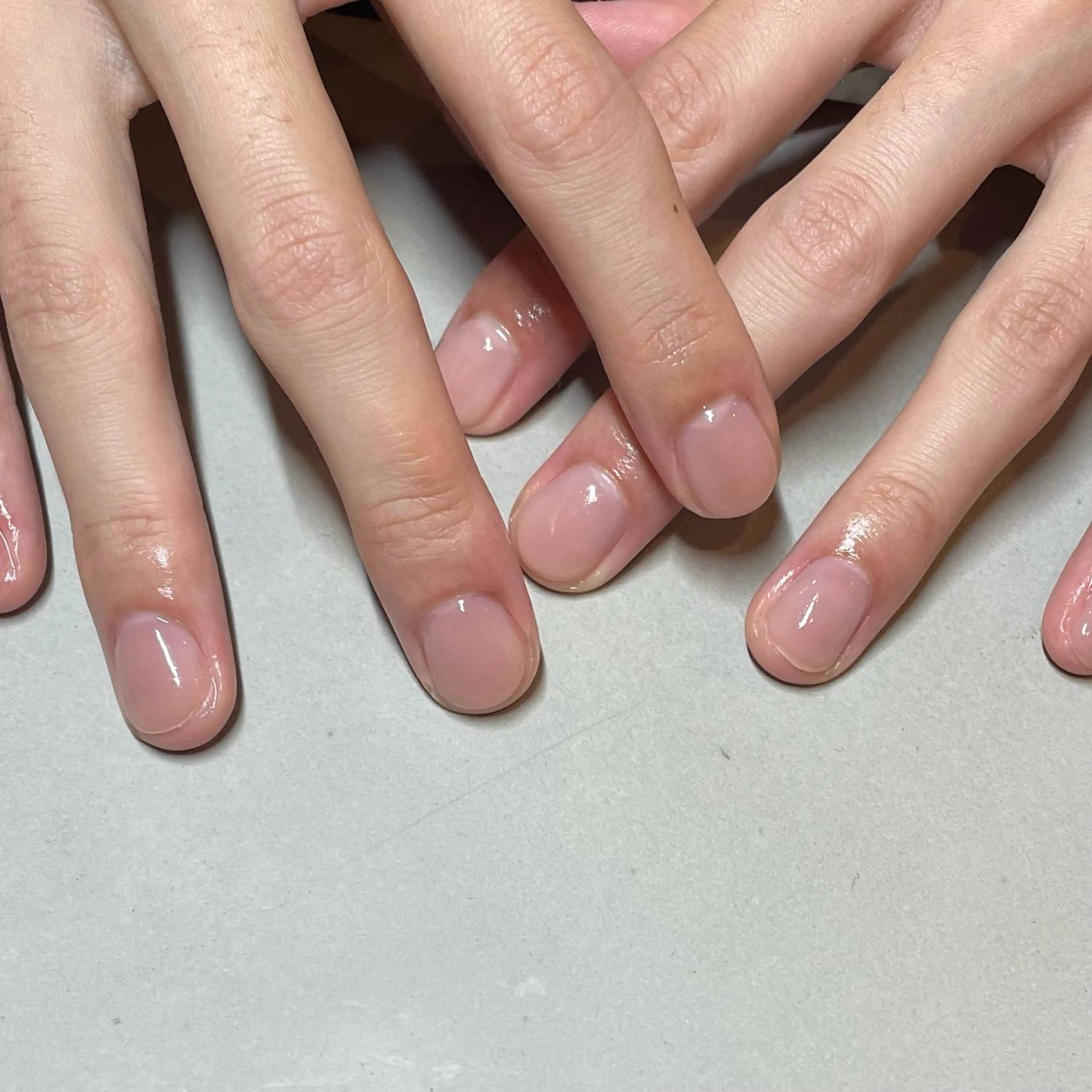 ネイル クリアネイル ジェルネイル ハンドネイル フィルイン･パラジェル導入サロン ehre(エーレ)所属・ehre haruhoのネイルデザイン