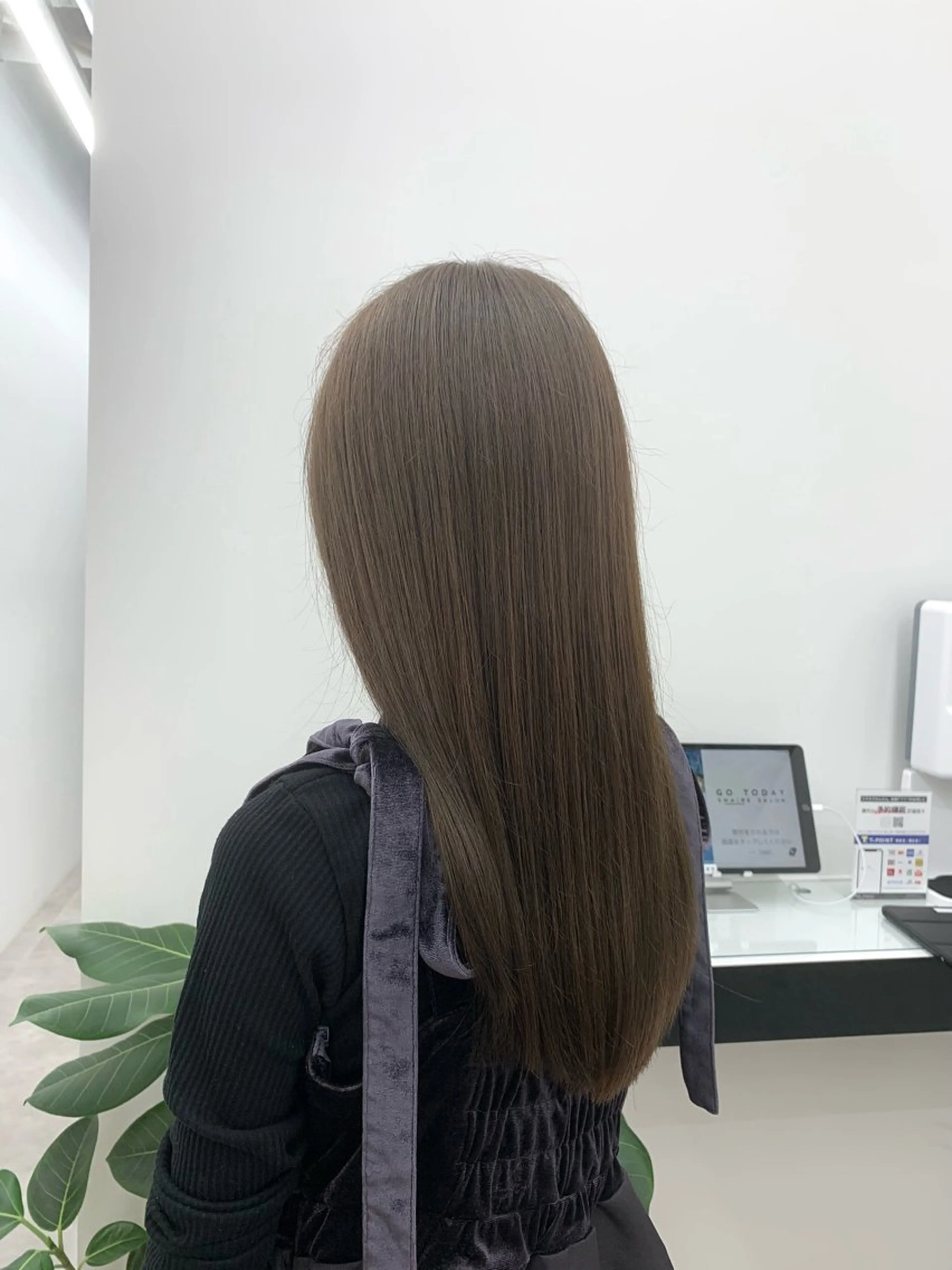 ロング カラー グレージュ オリーブグレージュ オリーブグレー 本格ヘッドスパ🌿 ×ヘア　佐藤のヘアスタイル