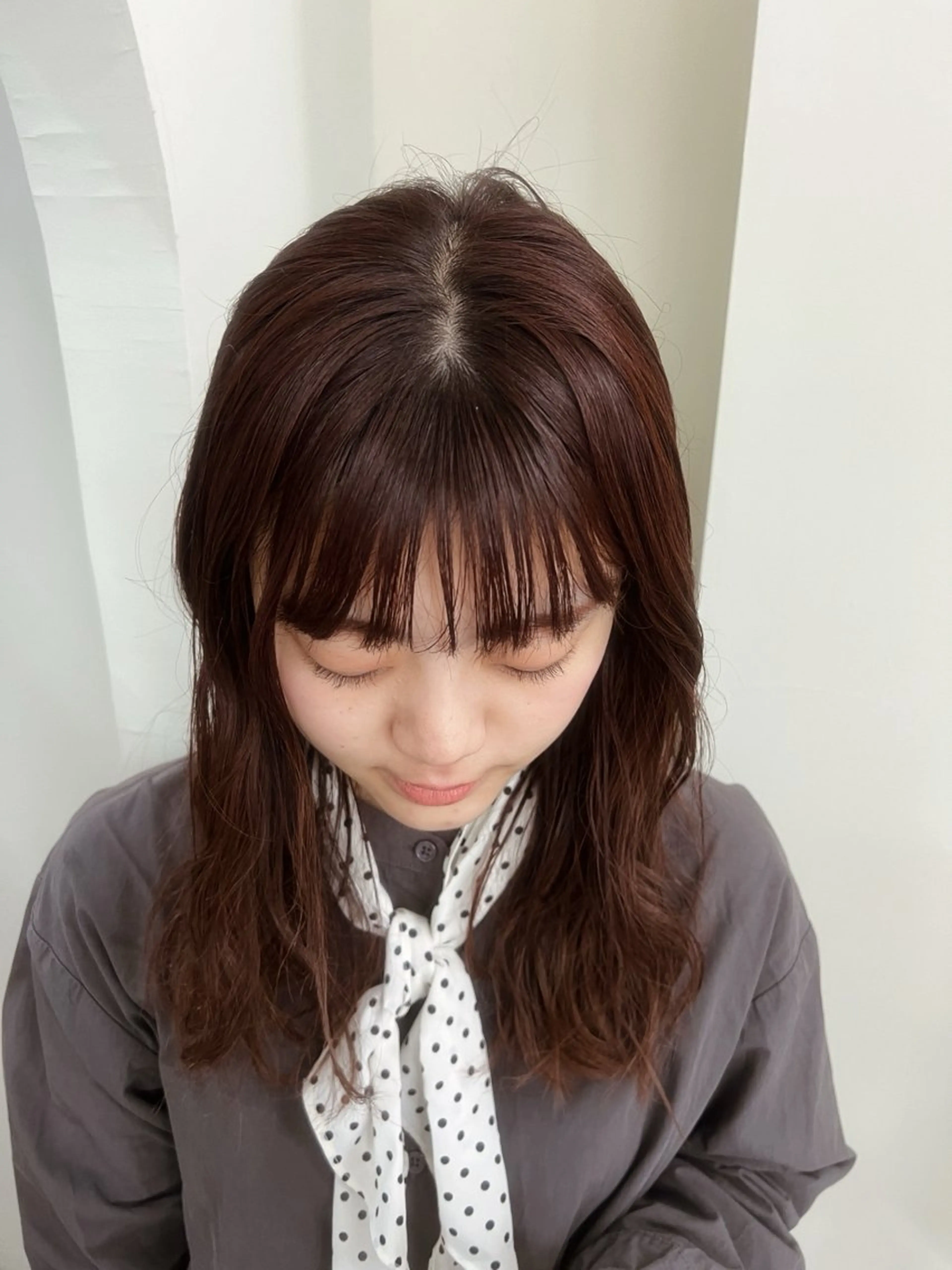 ロング 似合わせ/顔周り / レイヤーのヘアスタイル